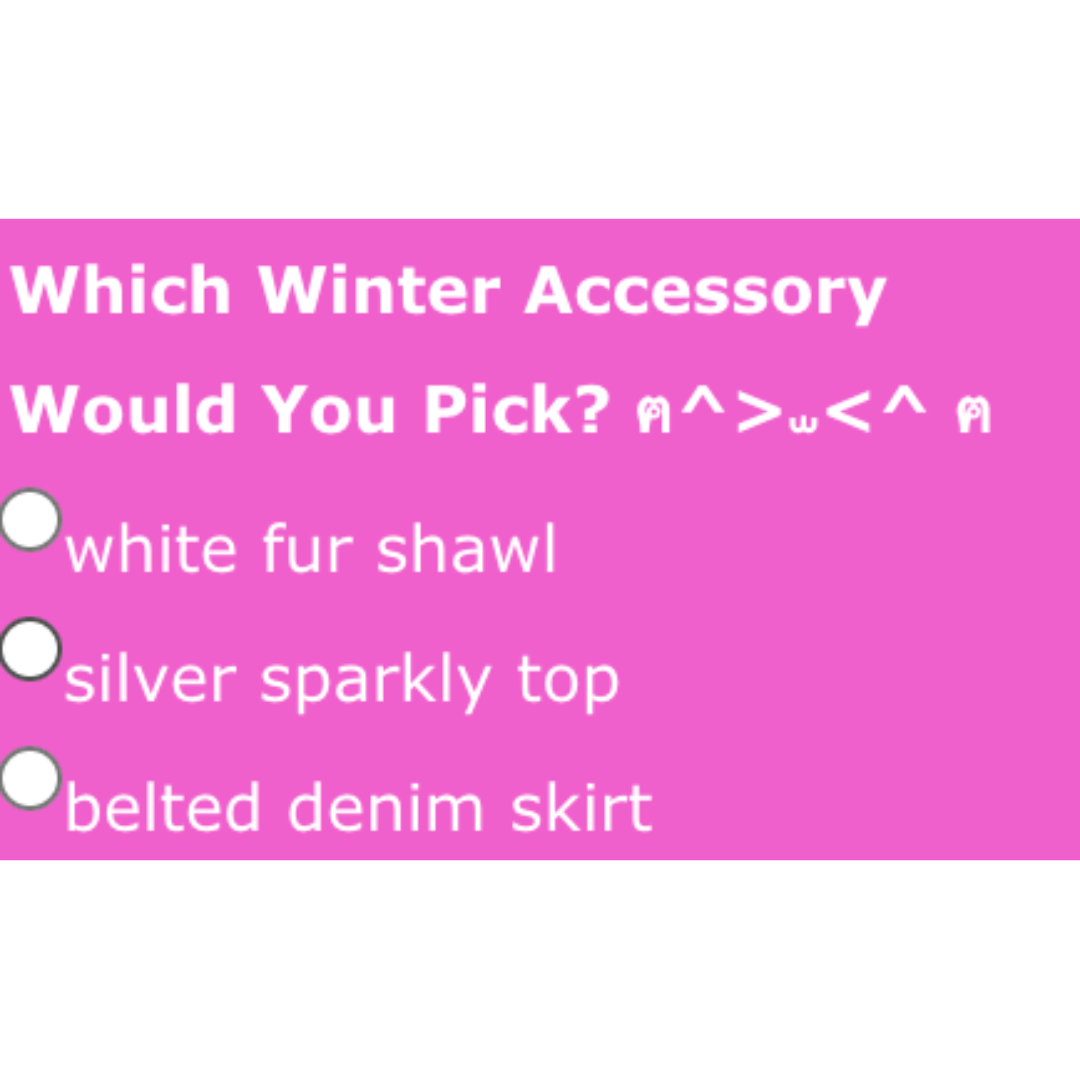 Poll Results: Winter Fashion