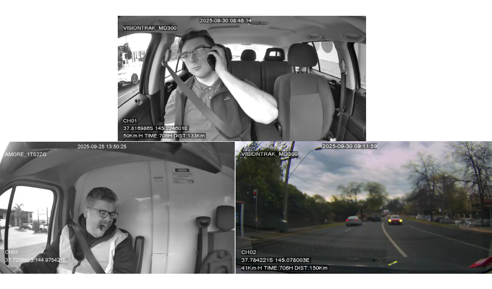 AI Dashcam footage preview