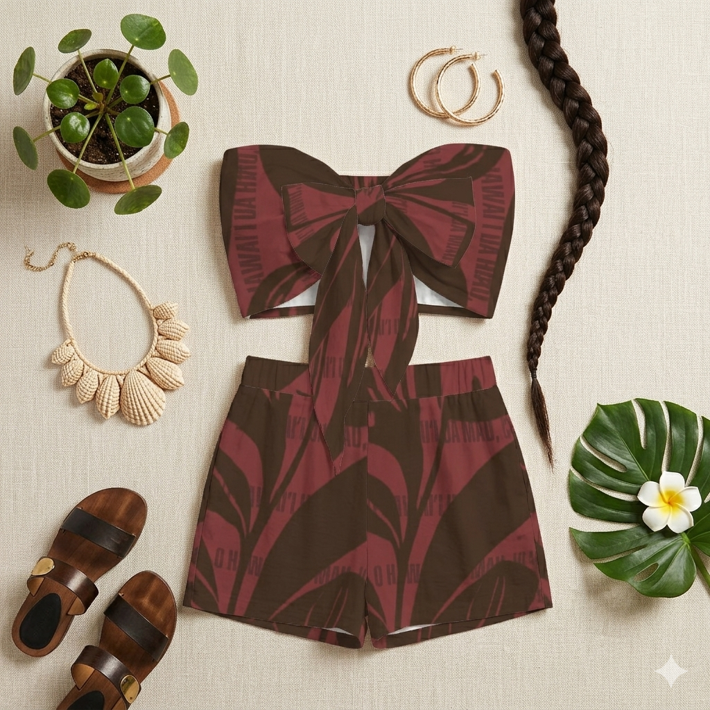 Hānau Hou Exclusive Collection: Ea Shorts Set