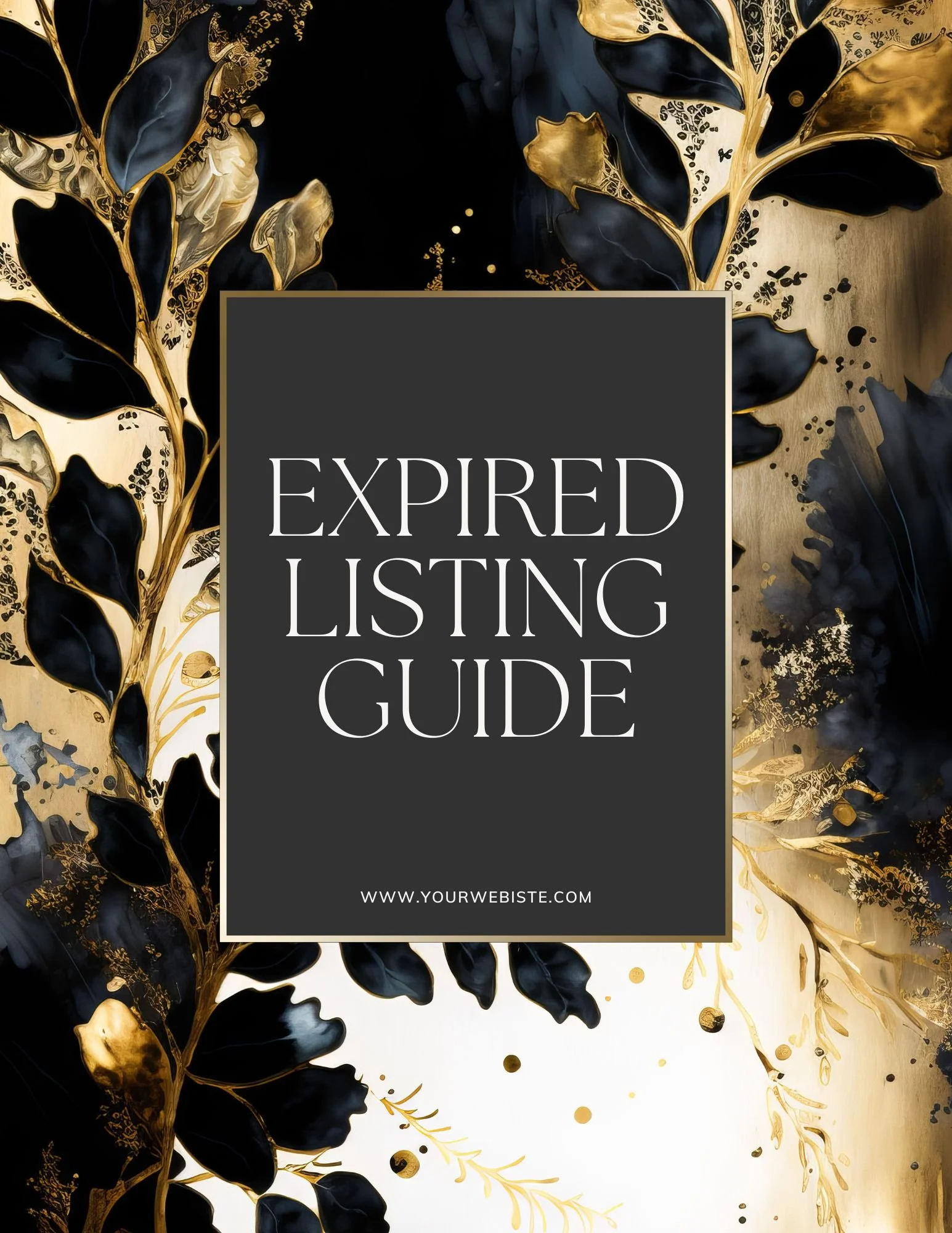 +21 Page Expired Guide - Gold and Black Marble - The Uma Collection