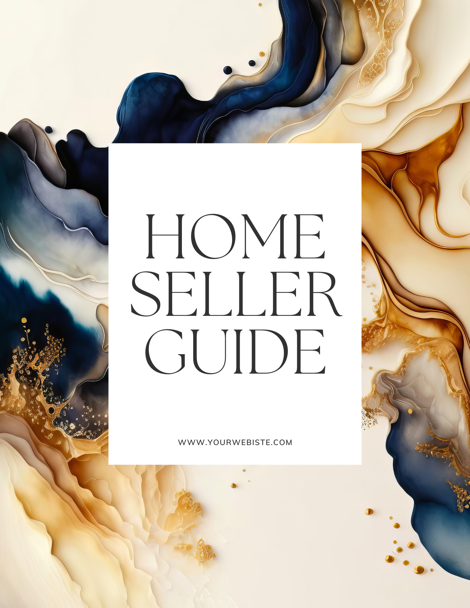 +30 Page Home Seller Guide - Blue Marble - The Uma Collection