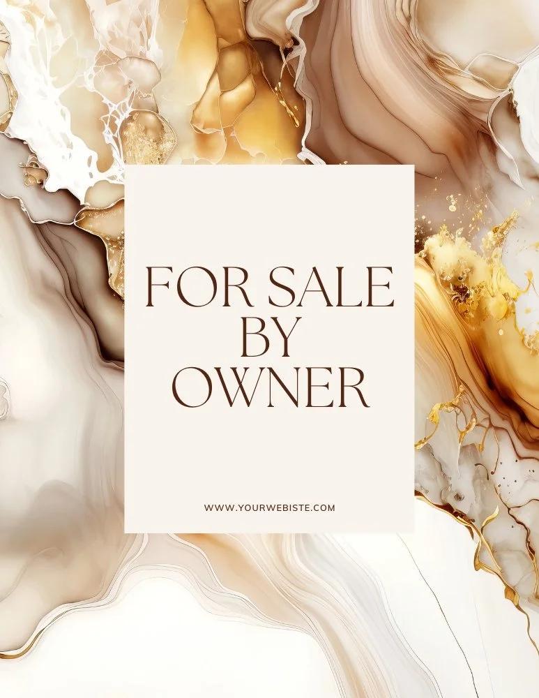 +21 Page FSBO Guide - Brown and Beige Marble - The Uma Collection