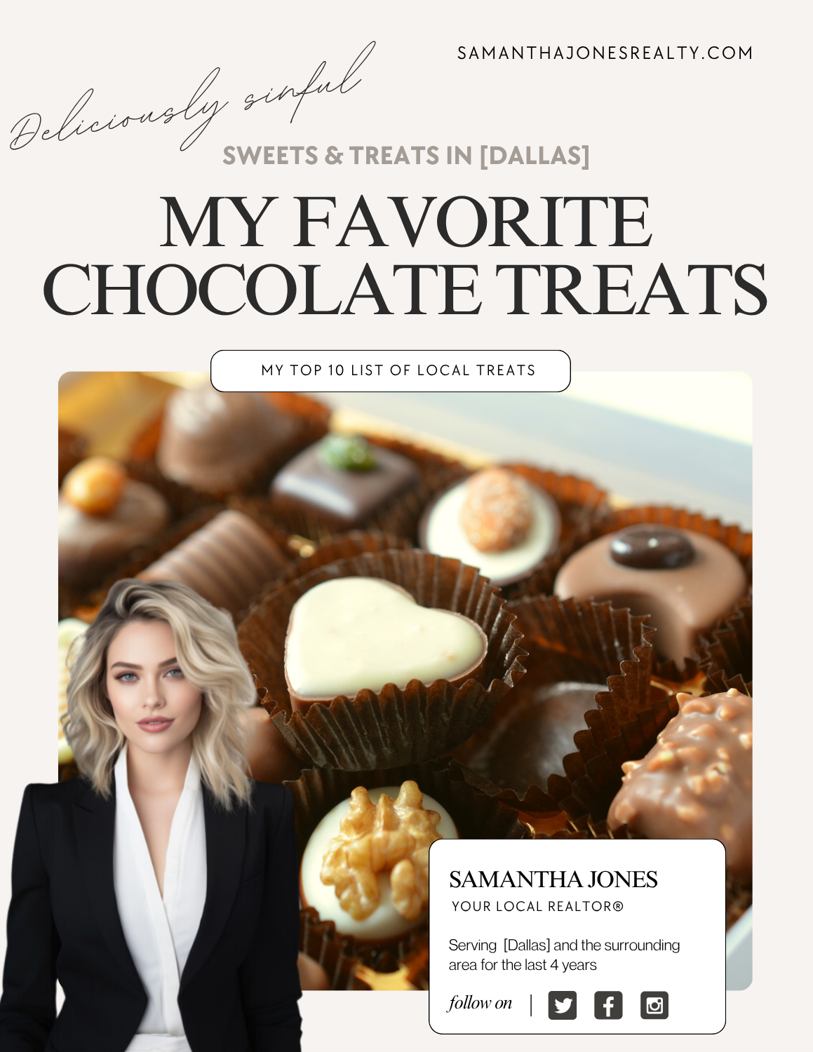 LOCAL GUIDE –&nbsp; HOTSPOTS FOR CHOCOLATE TREATS - LEAD MAGNET – JANUARY