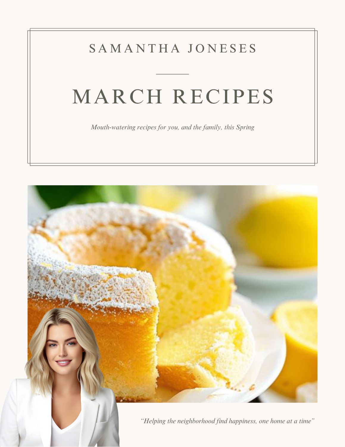 MINI MONTHLY COOKBOOK –&nbsp; MARCH RECIPES - LEAD MAGNET