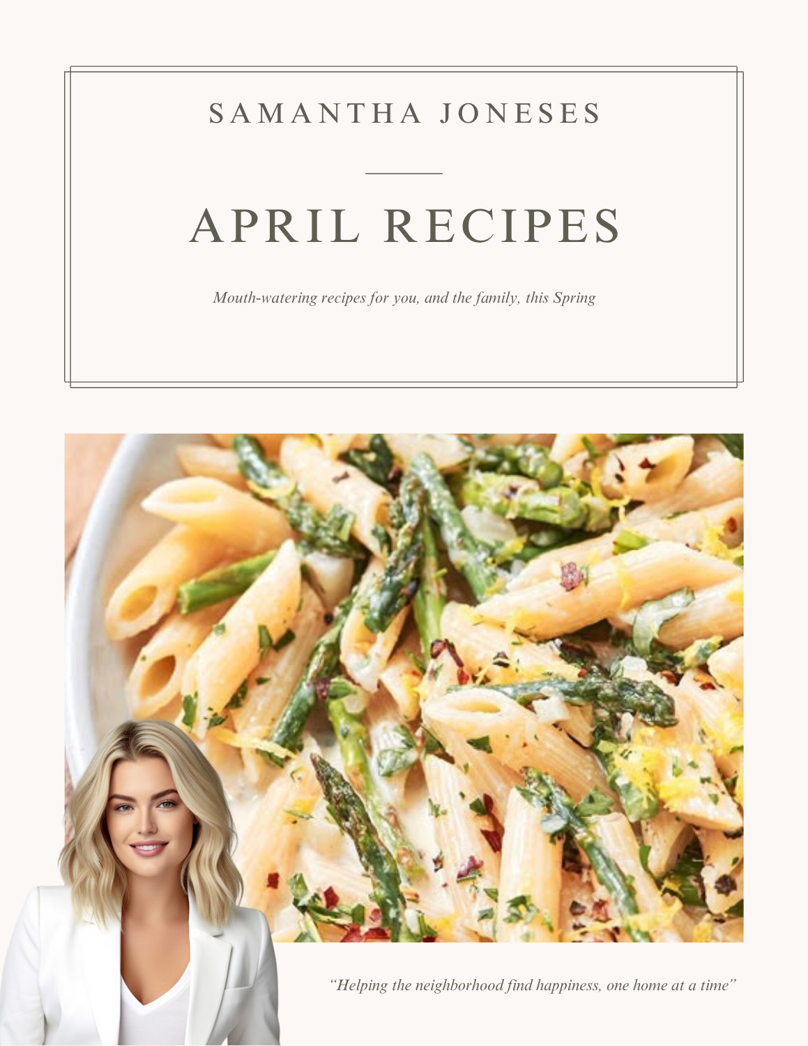 MINI MONTHLY COOKBOOK –&nbsp; APRIL RECIPES - LEAD MAGNET