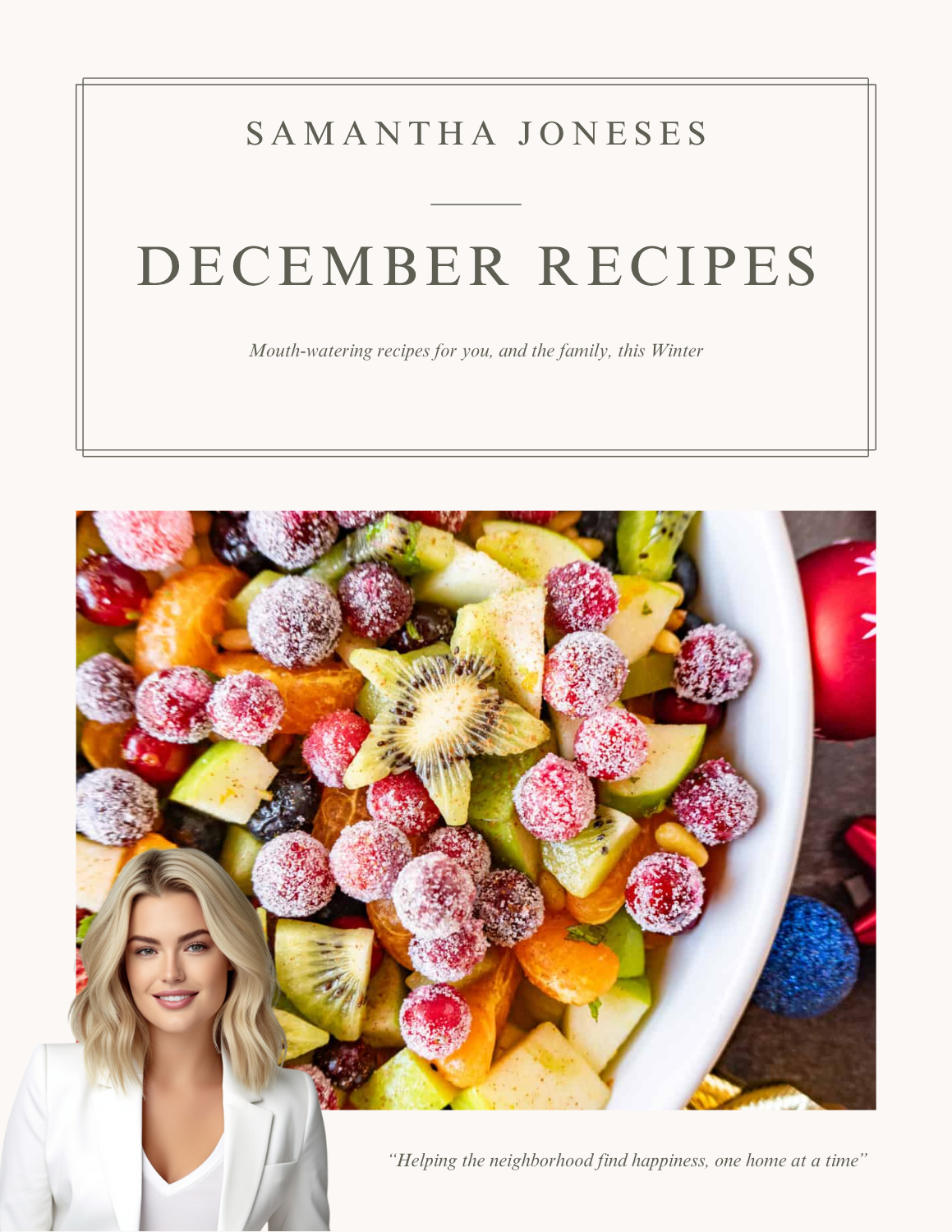 MINI MONTHLY COOKBOOK –&nbsp; DECEMBER RECIPES - LEAD MAGNET