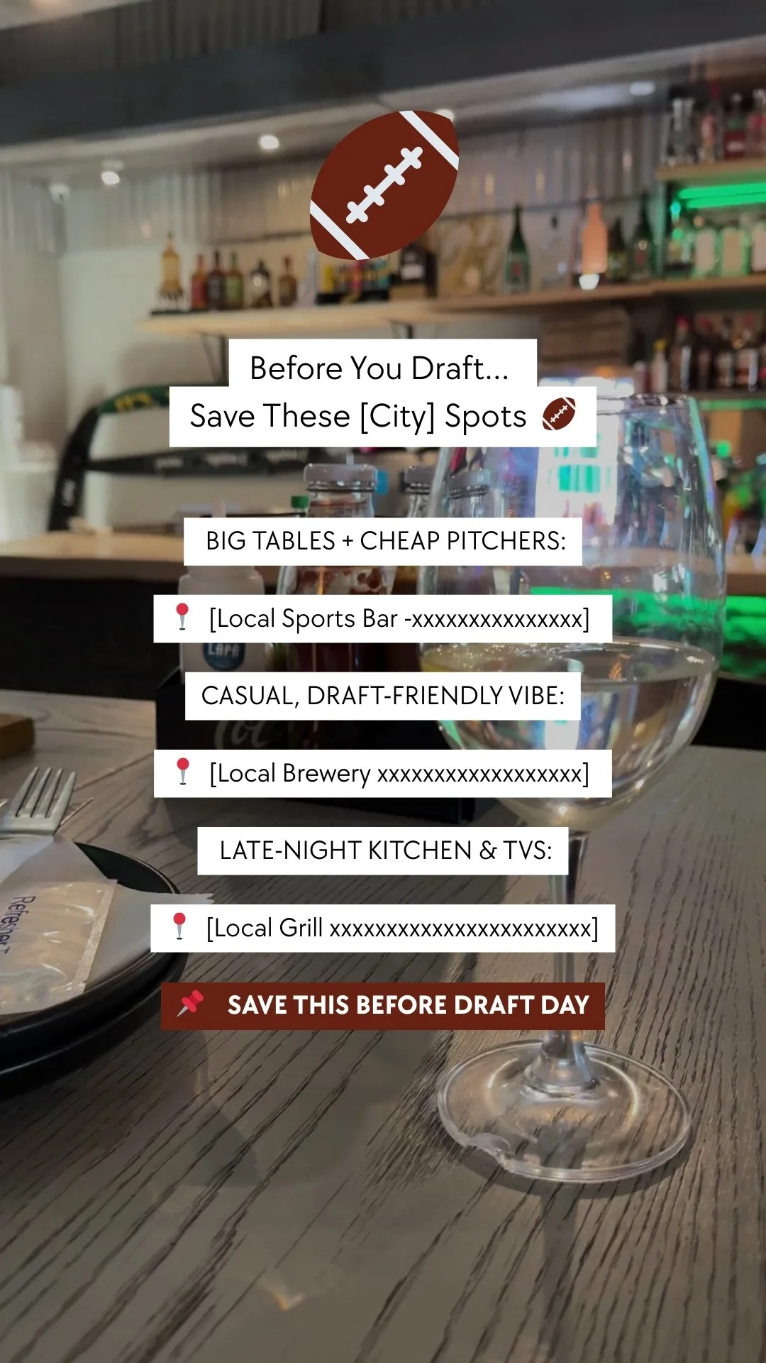Local Content - Fantasy Football hangouts - September - Sport - Reel