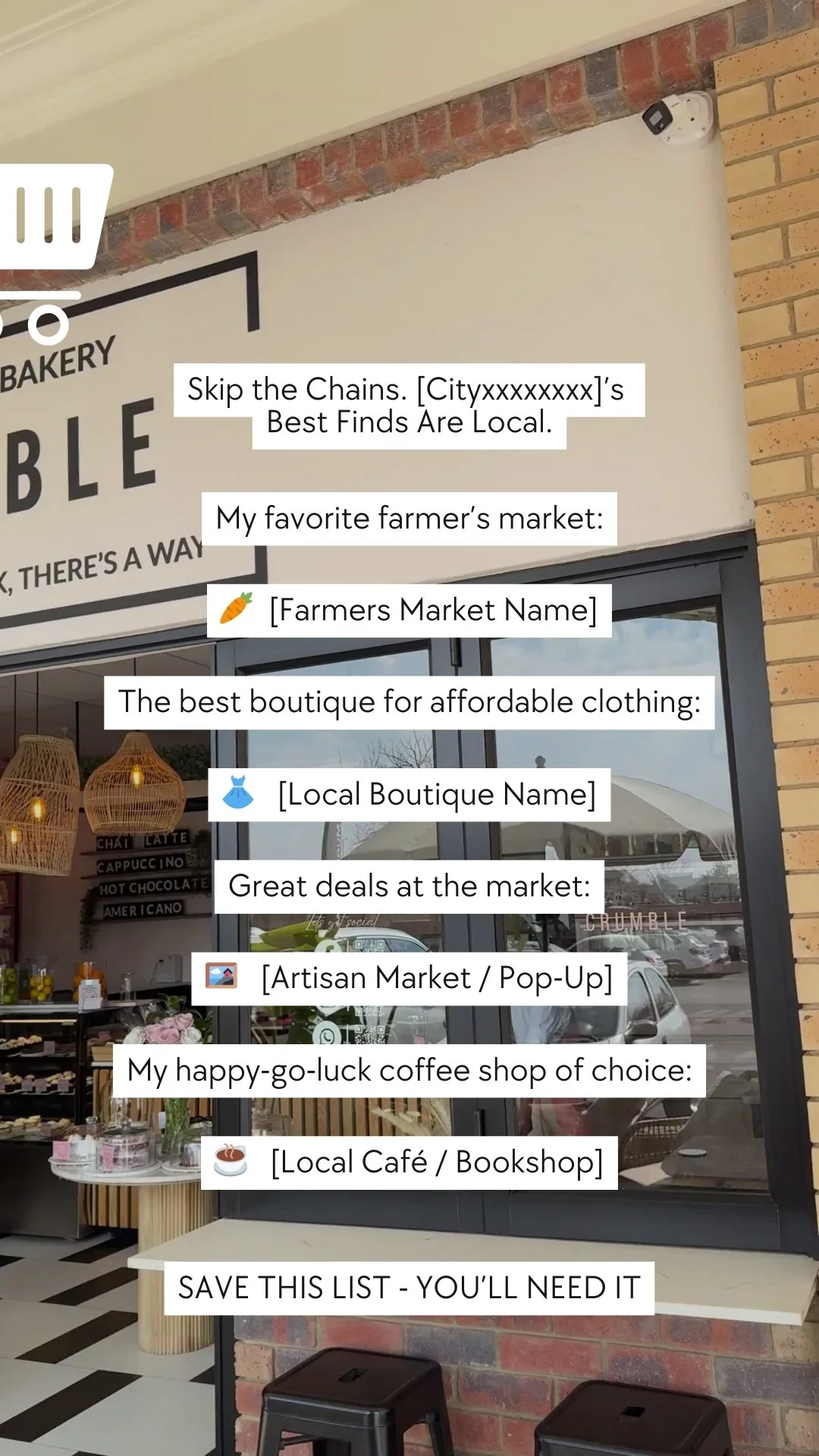 Local Content -Where to shop local -August - Seasonal Holidays - Reel