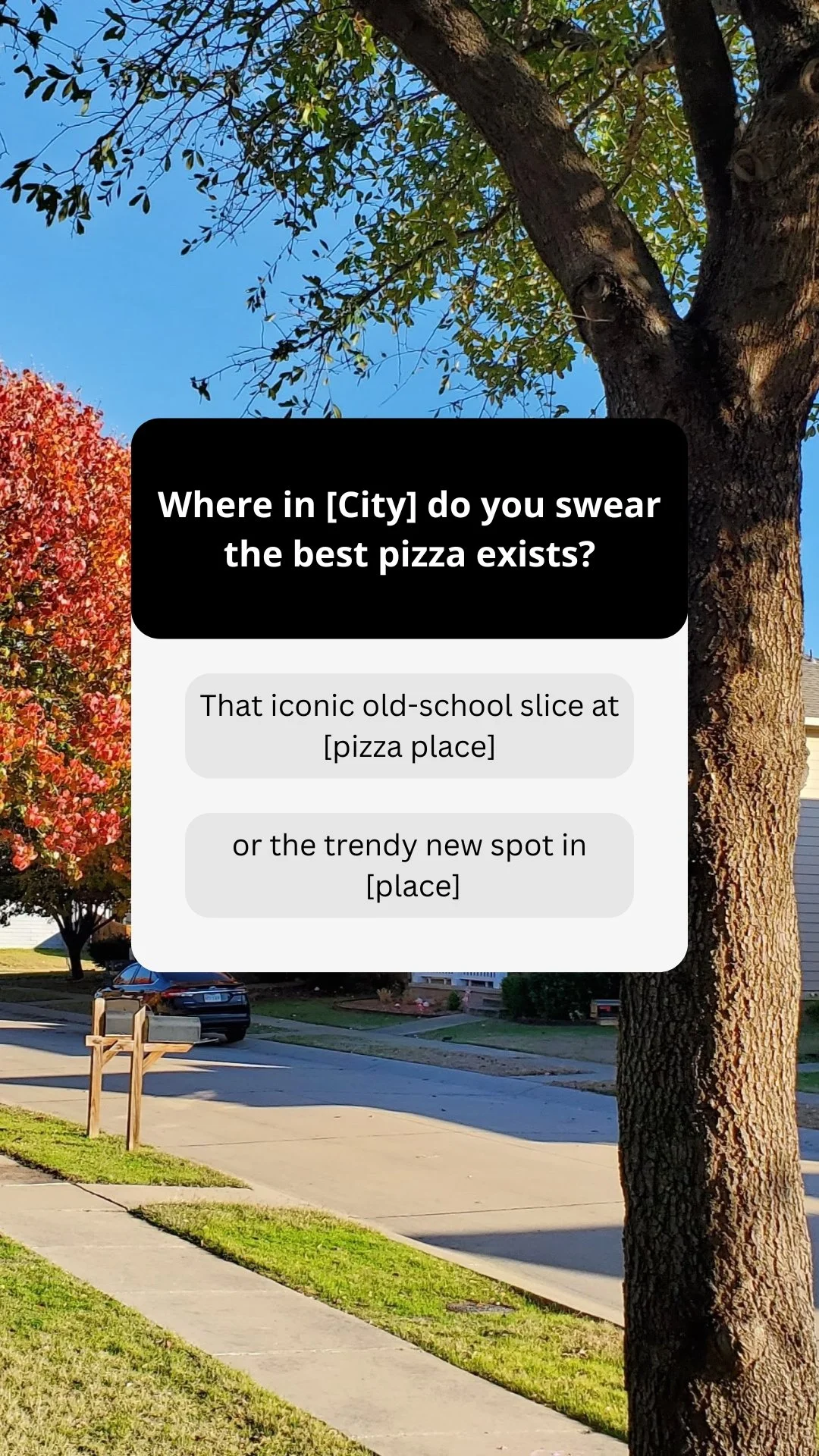 Engagement Poll - September - Local Neighborhoods &amp; places