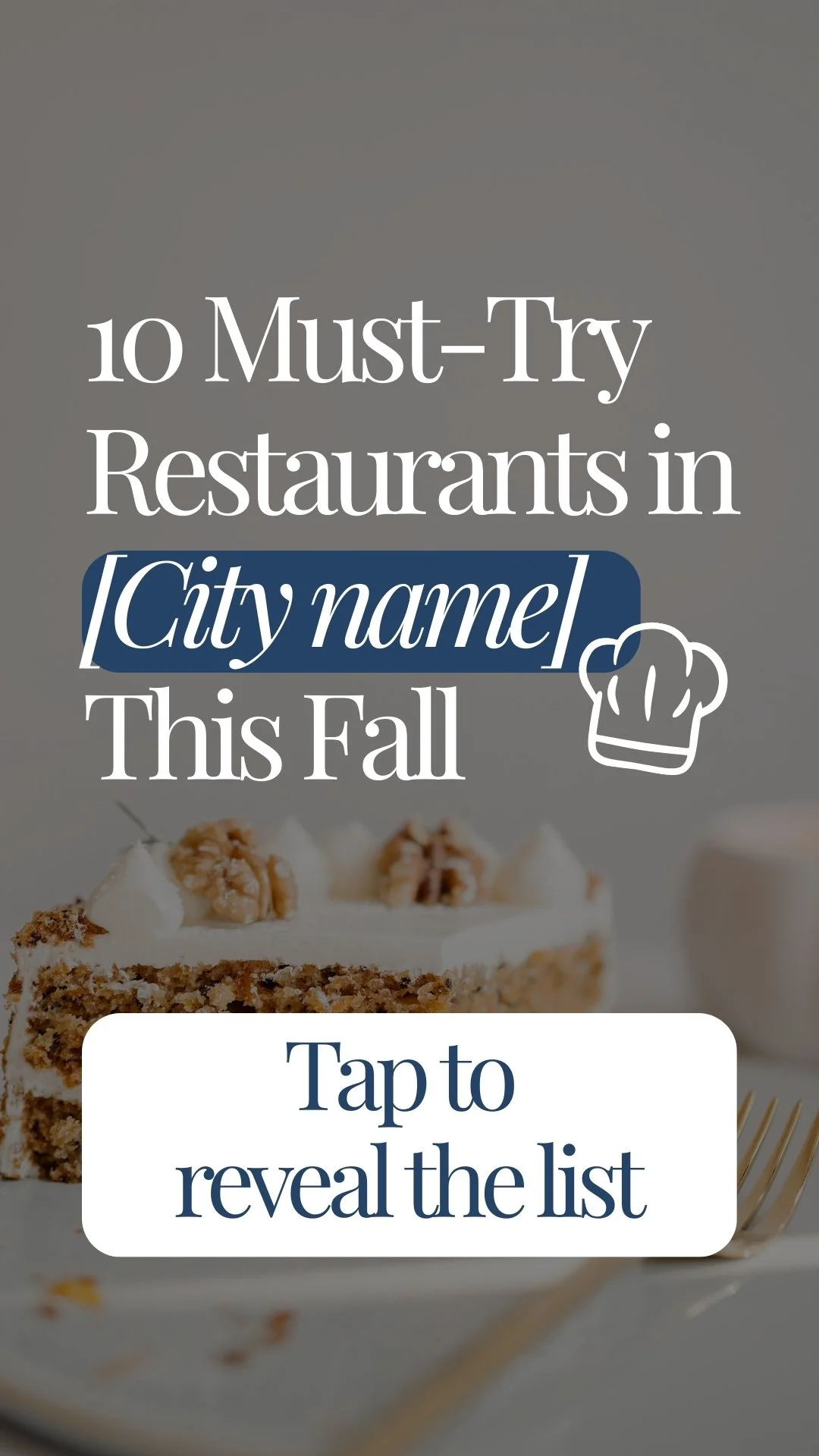 Tap to Reveal - September - Top 10 Restaurants
