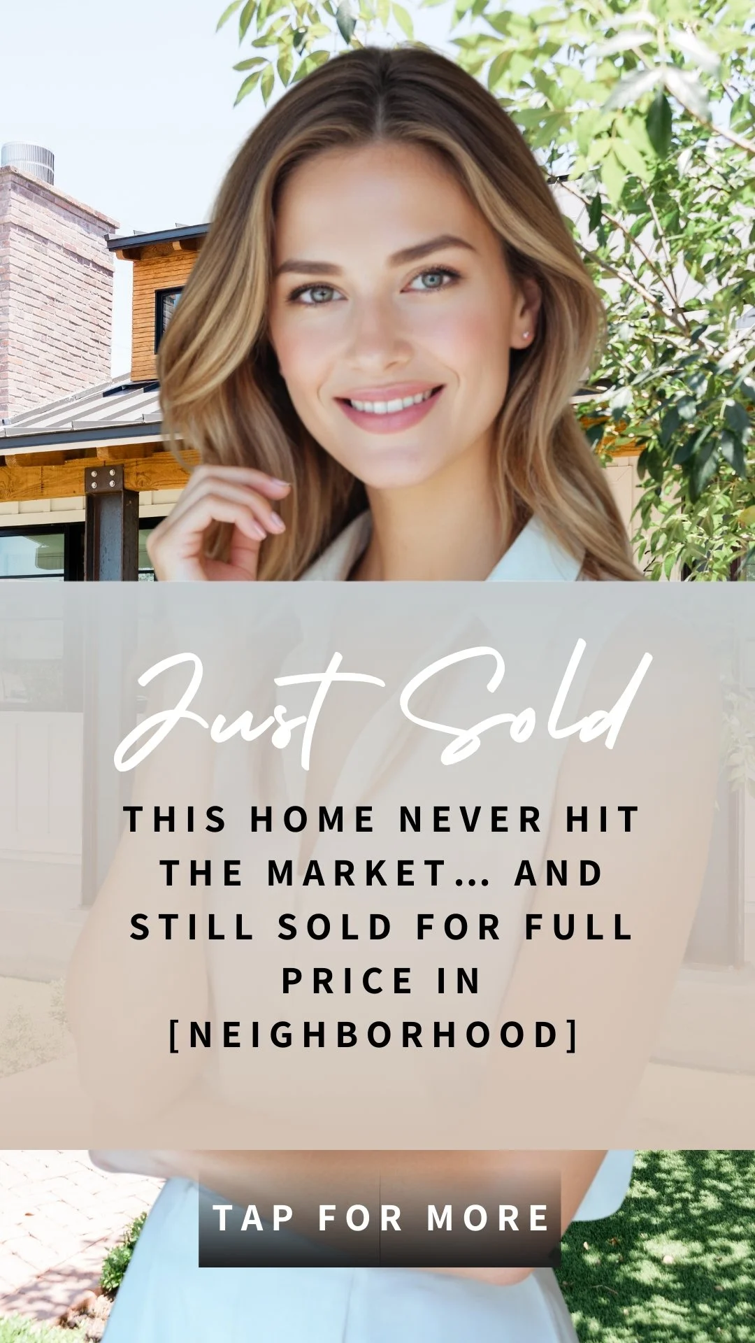 Tap to Reveal - August - Testimonial plus home selling story