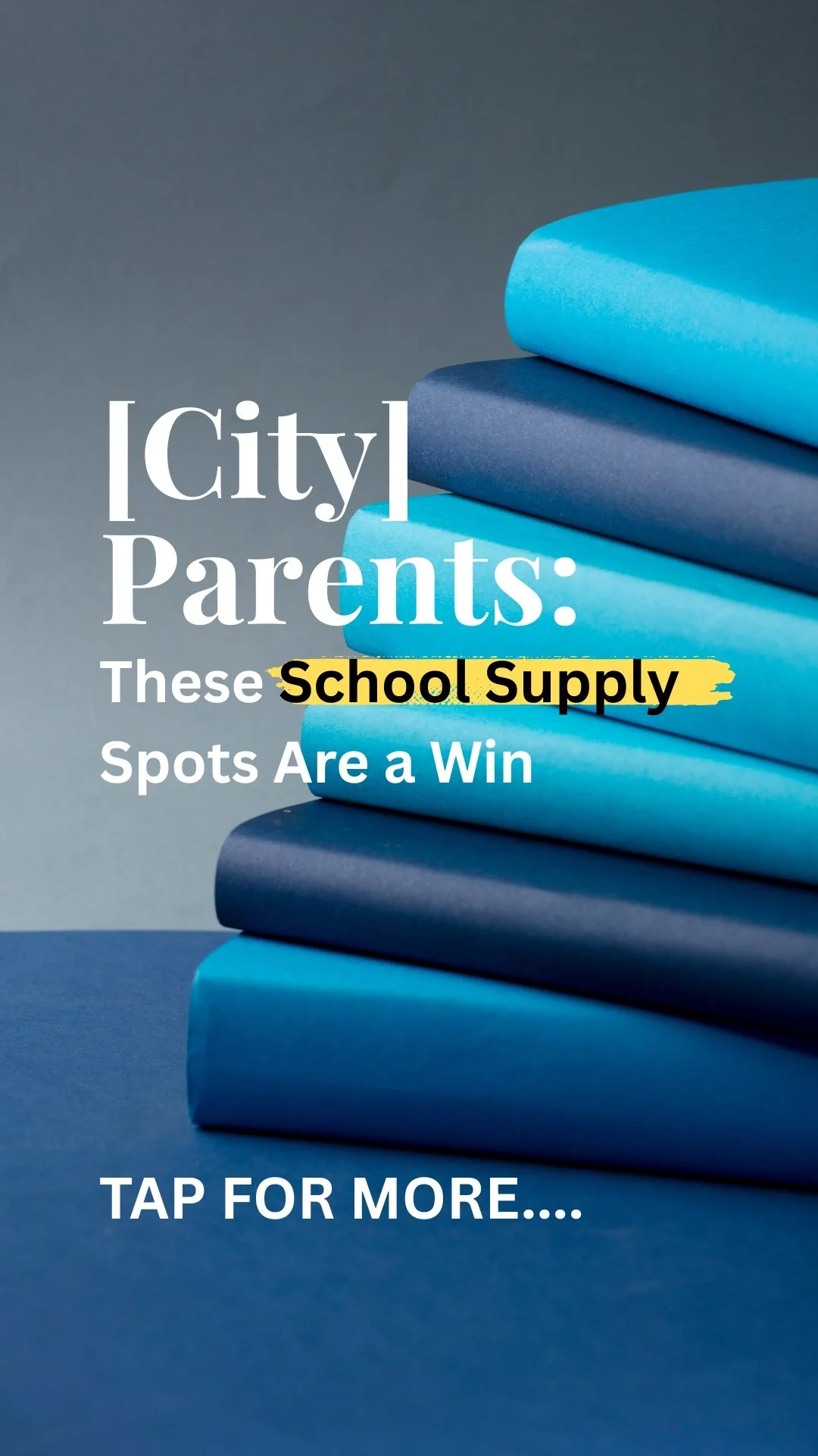 Tap to Reveal - August - Local content - Back to School supplies
