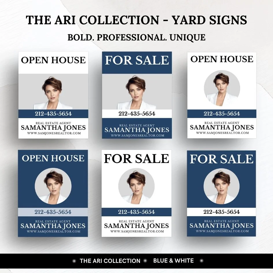 Branding kit - The Ari Collection - Blue &amp; White 