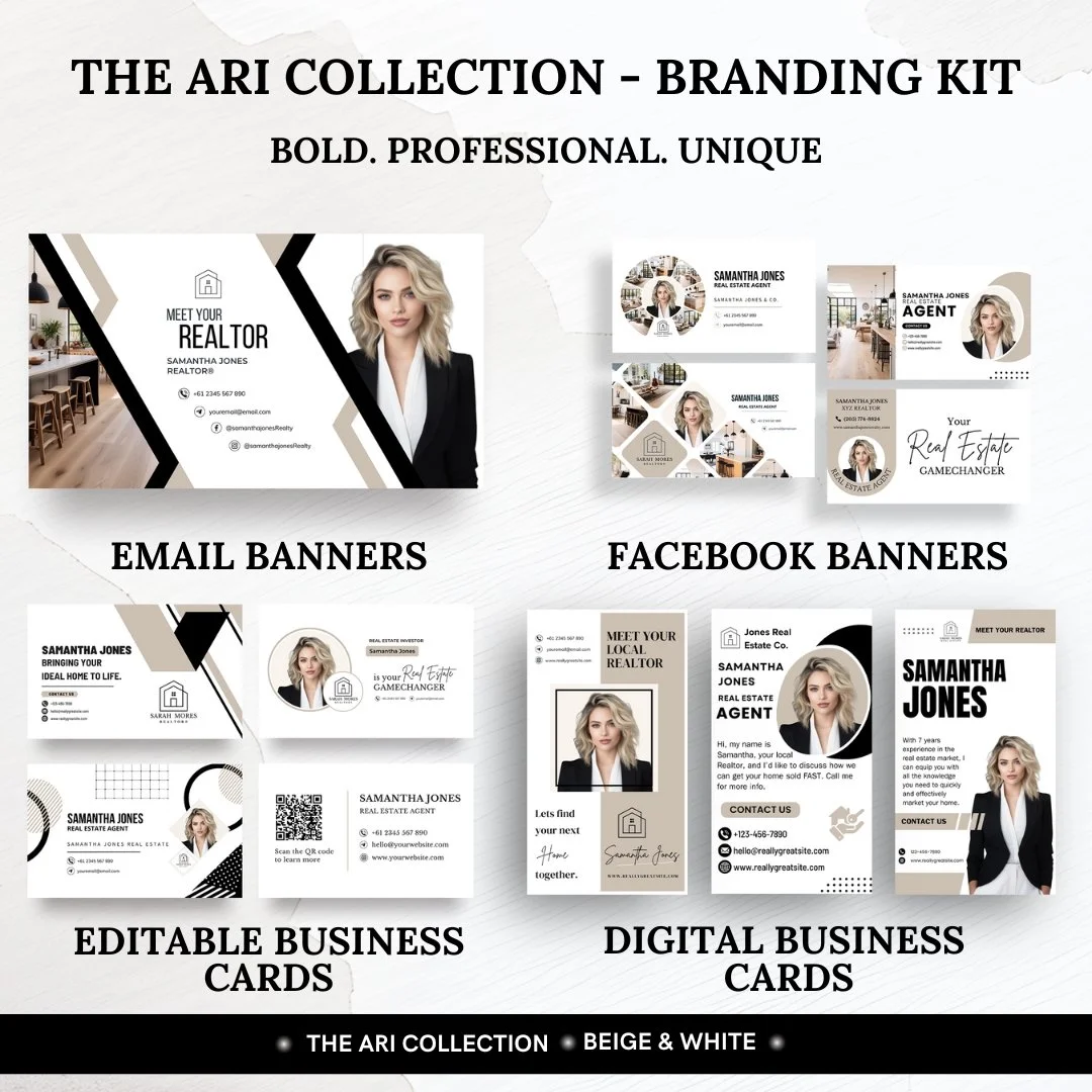 Branding kit - The Ari Collection - Beige and Black