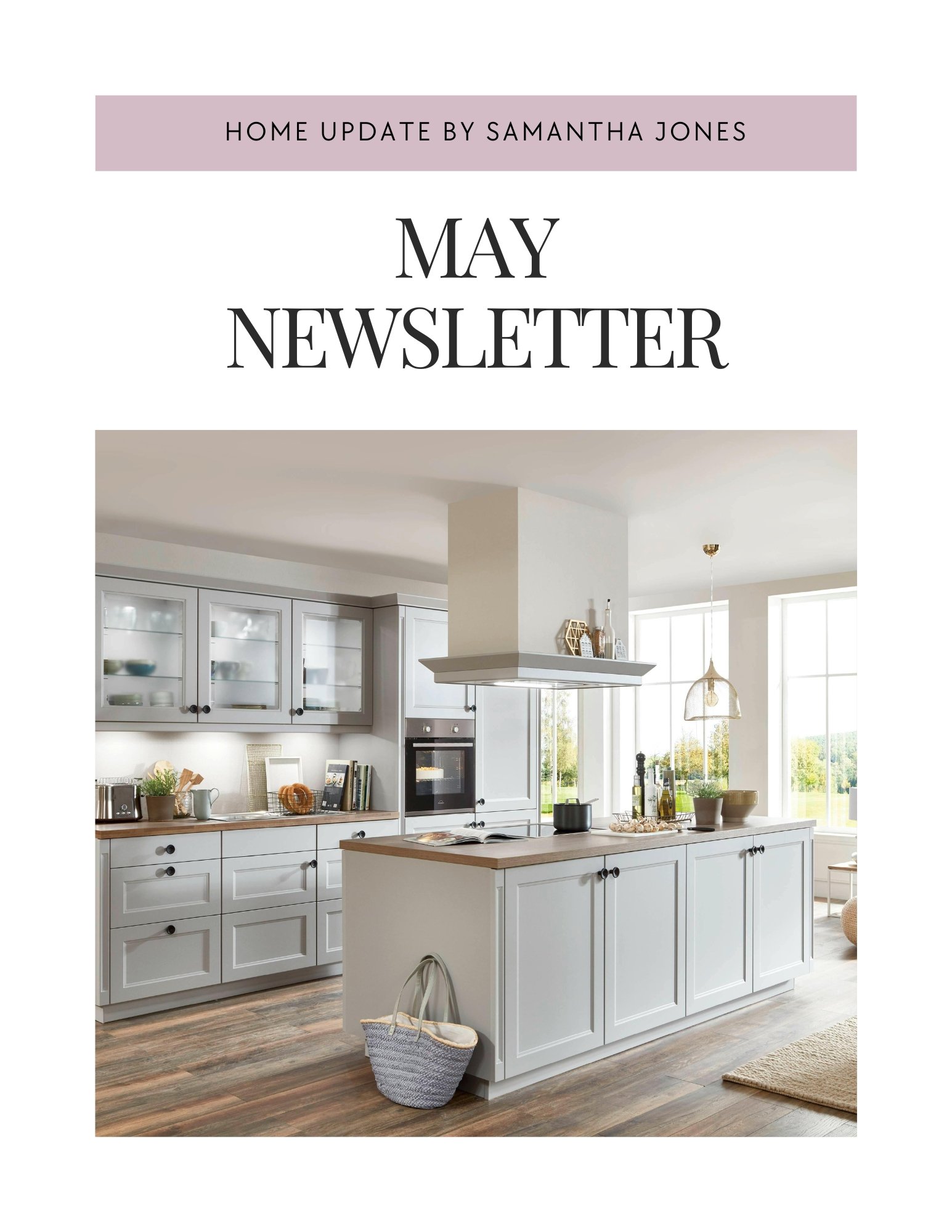 Monthly Newsletter template - May - The Ari Collection