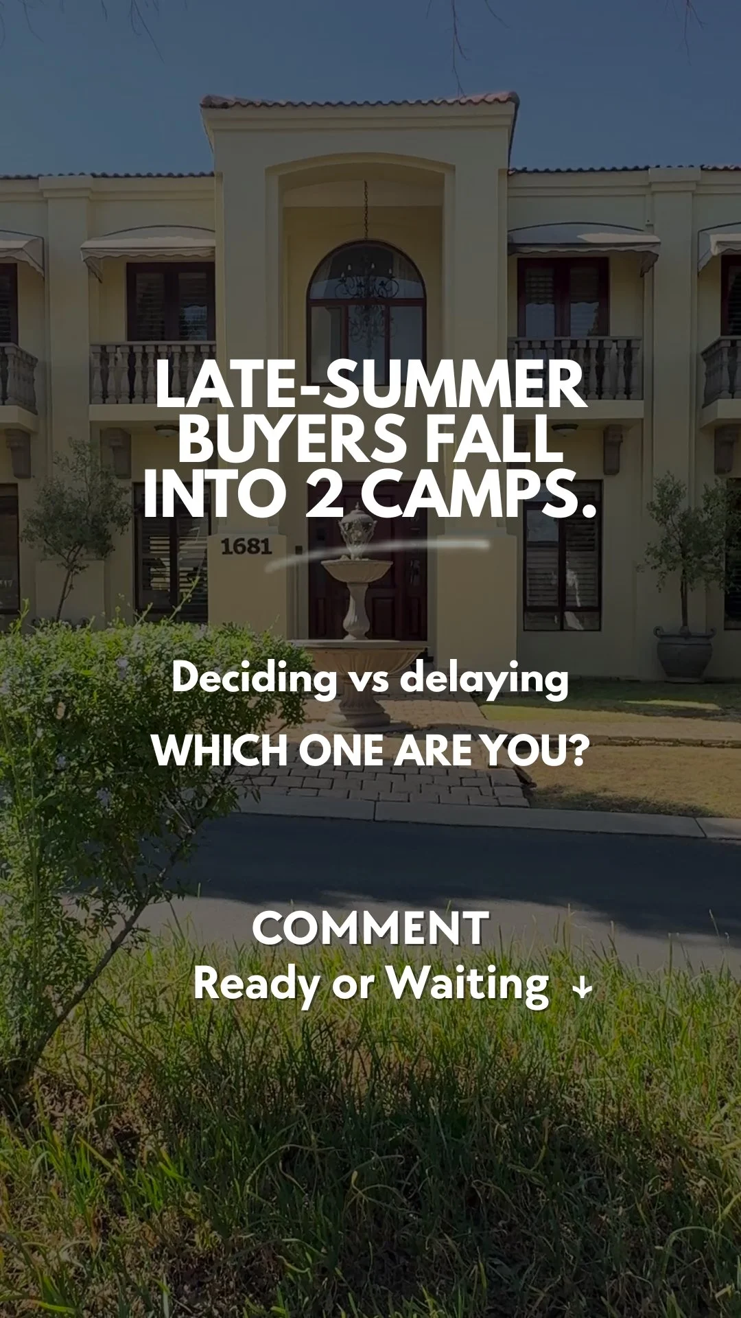 Ready to Post - Home Buyers - August