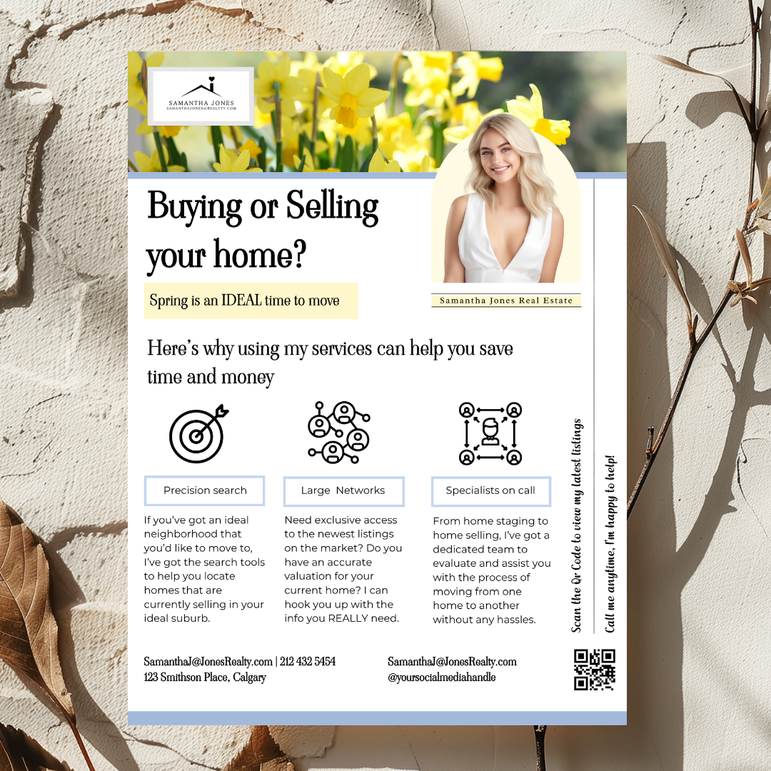 Printable Buying or Selling Letter - Spring- Ana Collection