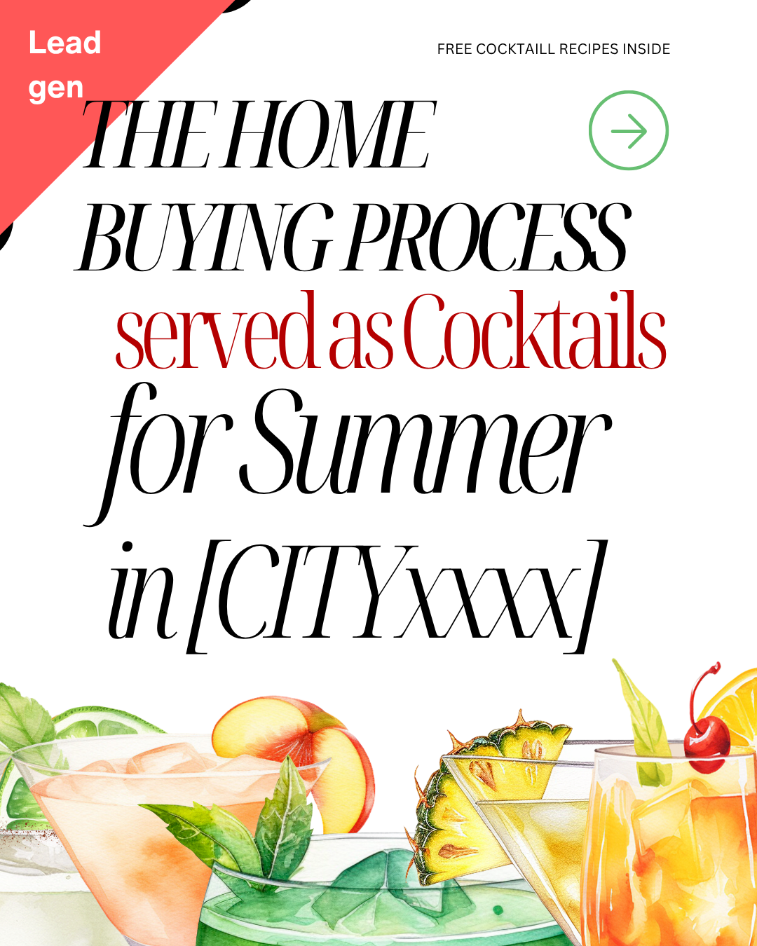Entertainment - Cocktails &amp; Mocktails - July -Carousel