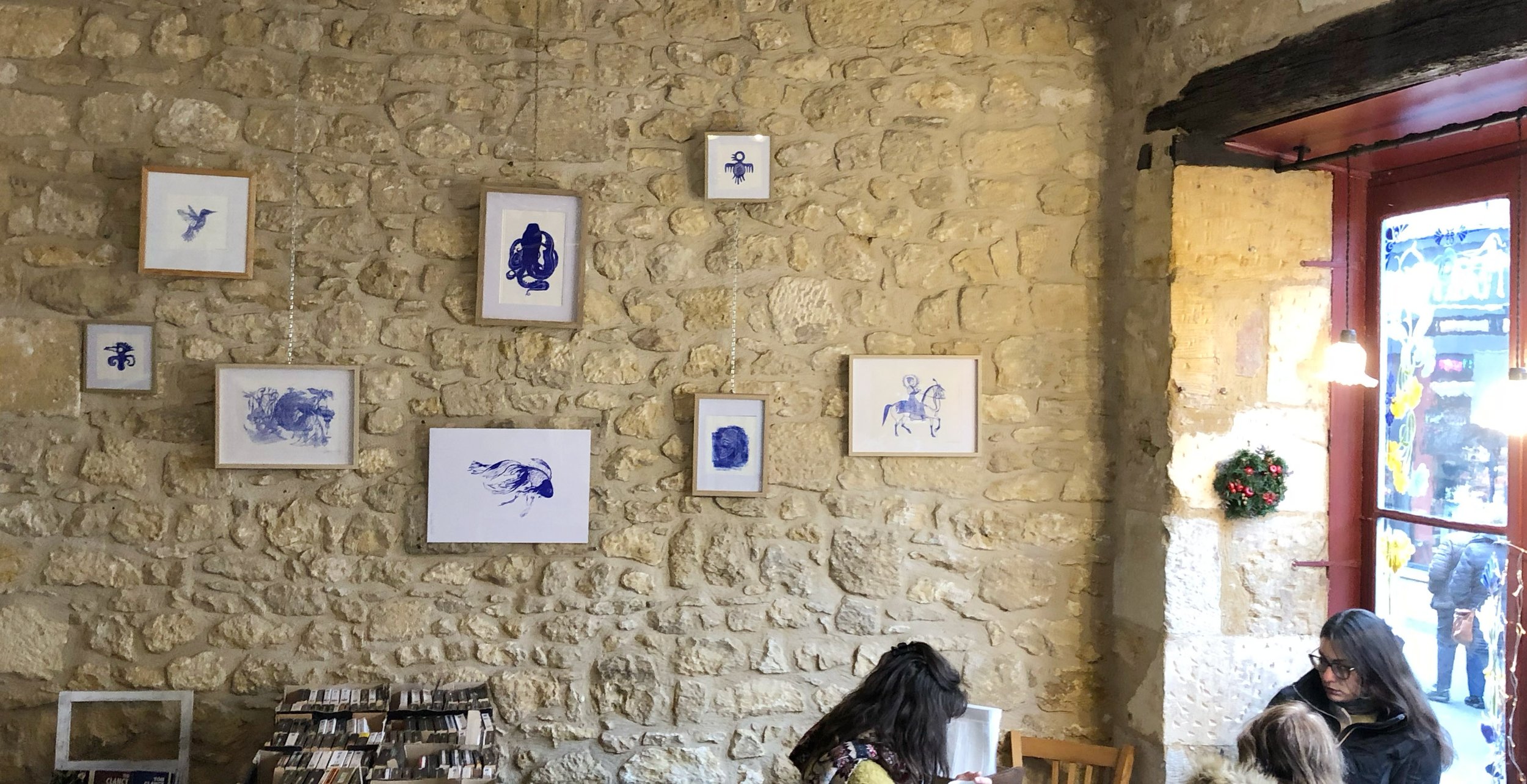 Exposition à la Bouquinerie de Saint-Cyprien