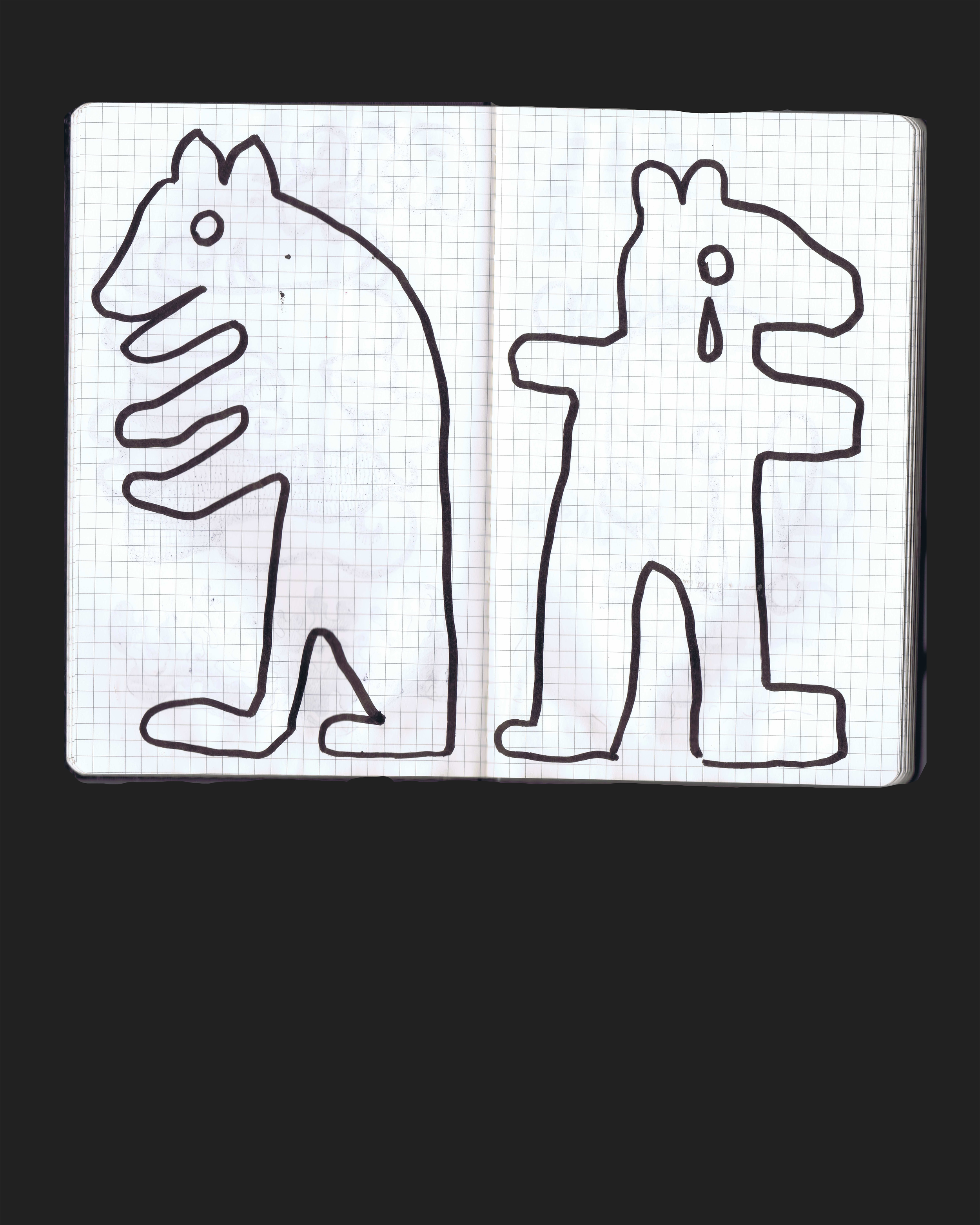 Untitled — Sketchbook Scan — 2025 ☻ 