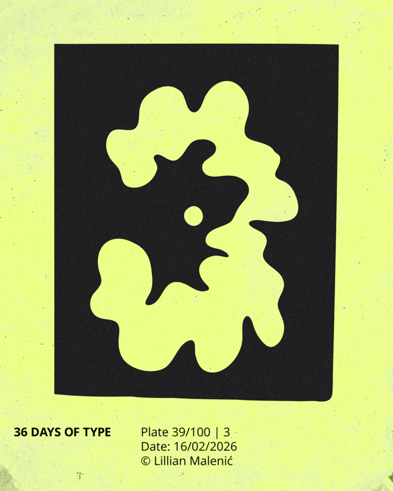 36 Days of Type —  Type Design — 2026 ⎉ [Random Mix] 