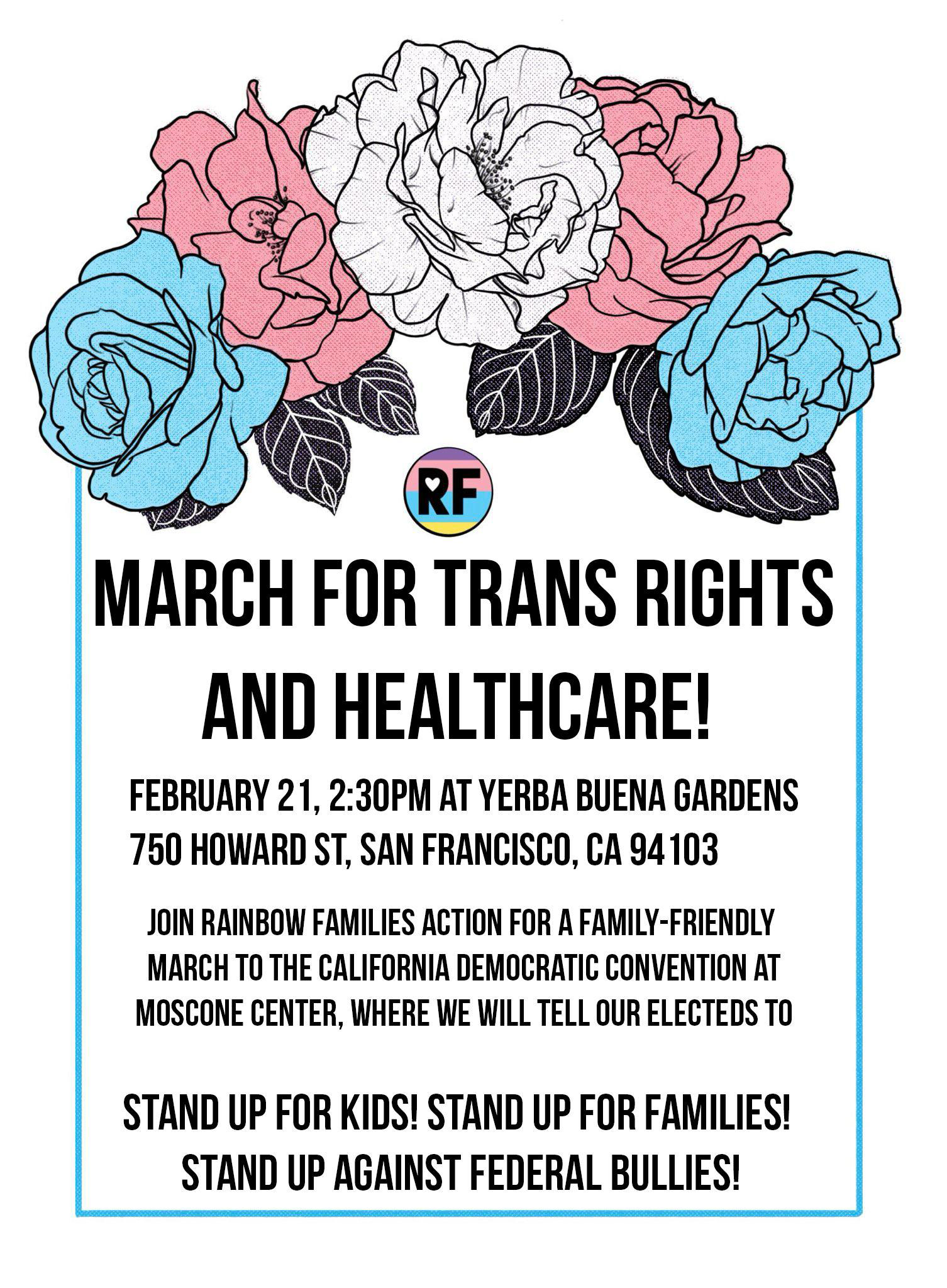 Come for Dem Day Trans Rights Fun!