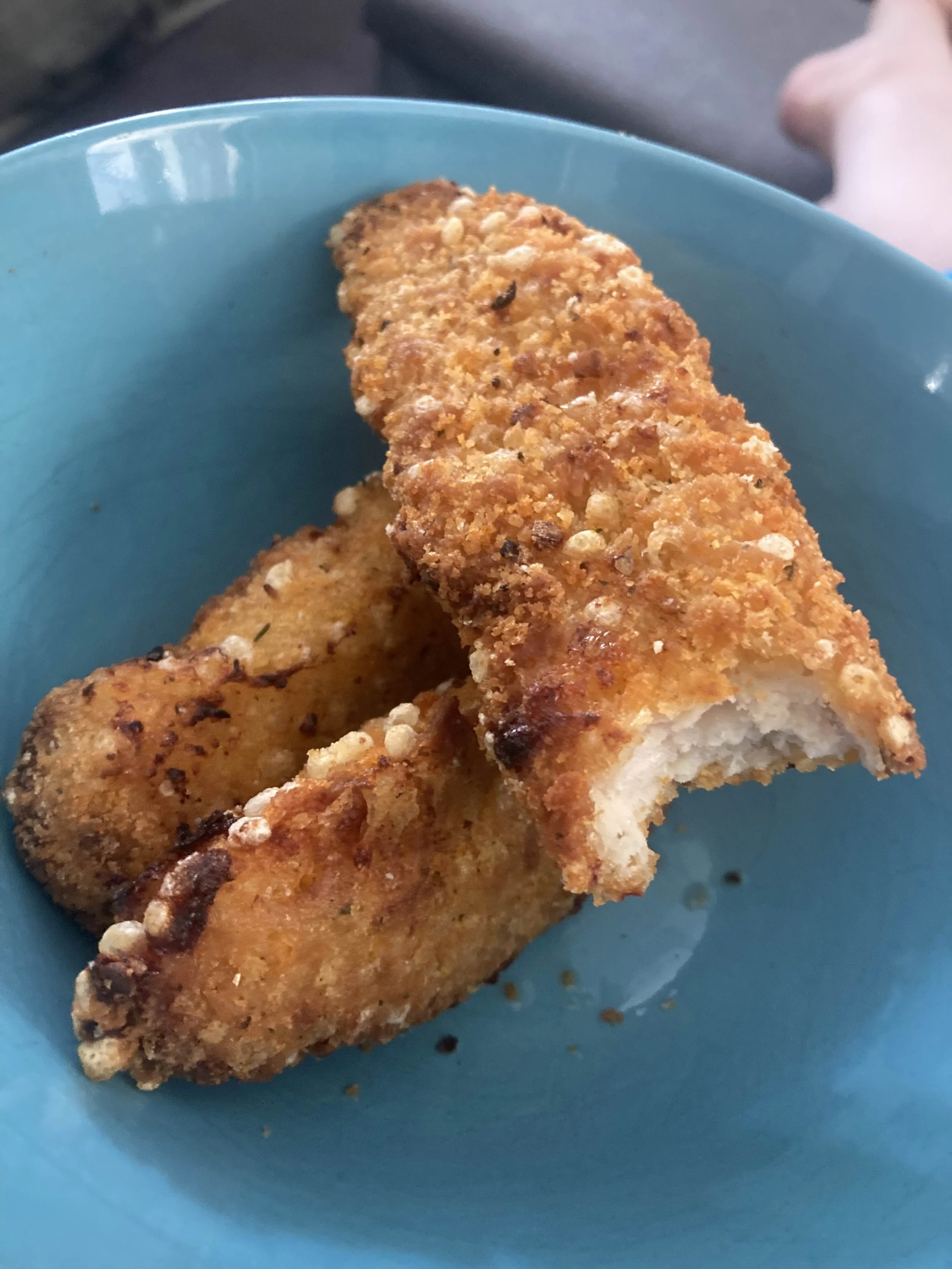 CHICKEN TENDY EAT THEM WITH A DIPPING SAUCE OR TURN THEM INTO A WRAP.