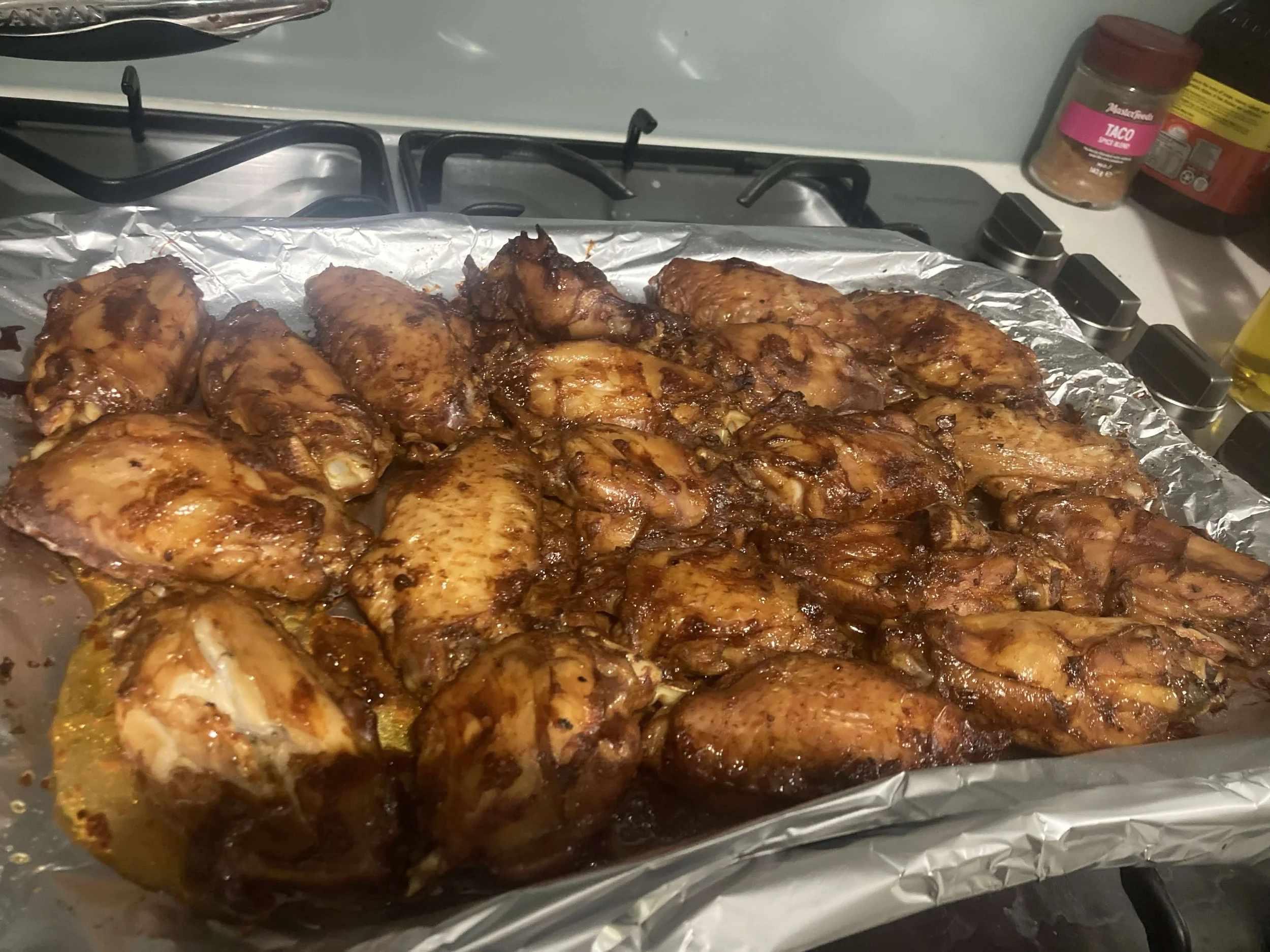 CHICKEN WINGS AND PIECES OVEN BAKED
