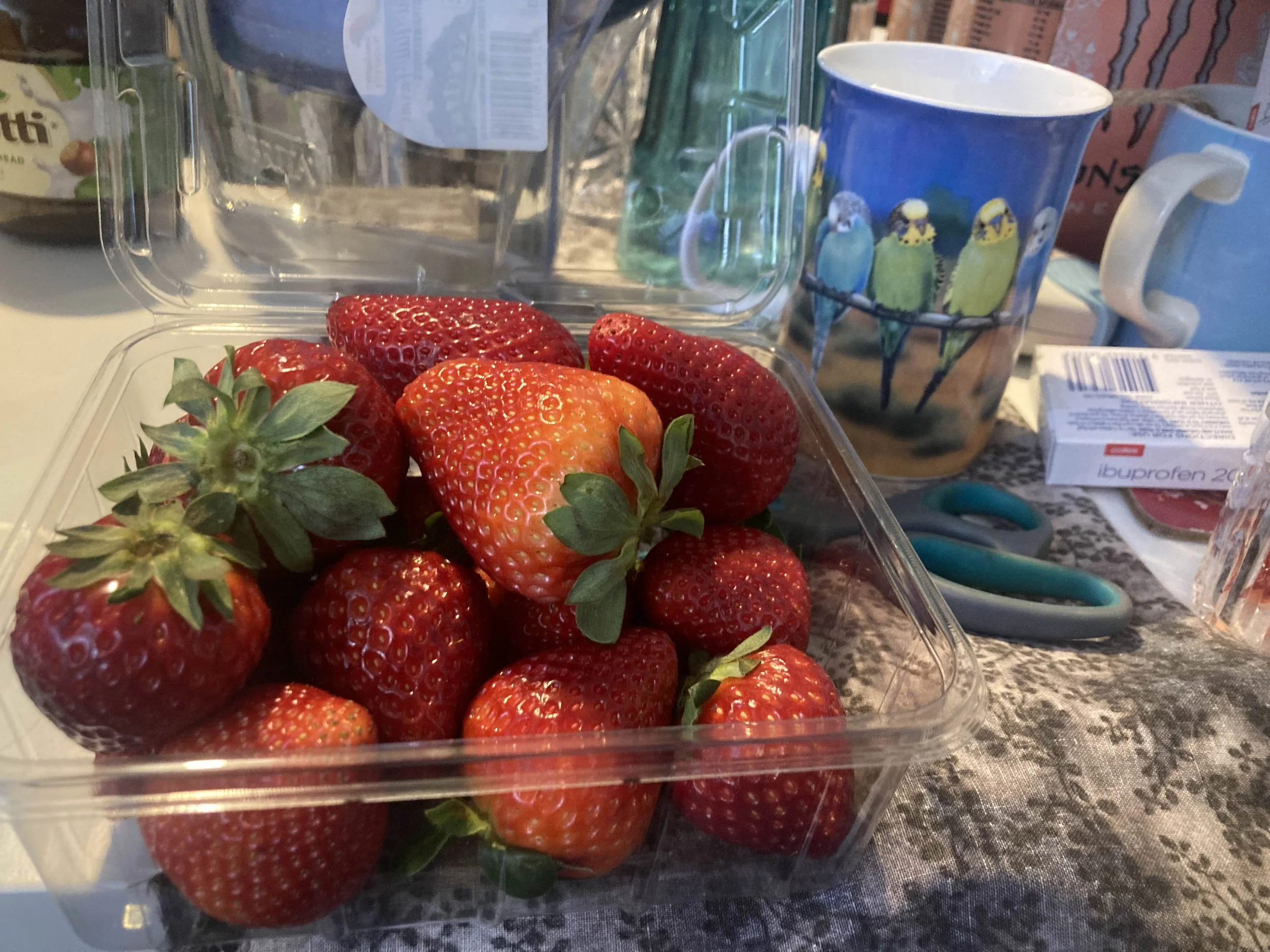 THESE BEAUTIFUL STRAWBERRIES OR ANY BERRIES HELP WITH VITAMINS AND RICH IN  ANTIOXIDANTS.