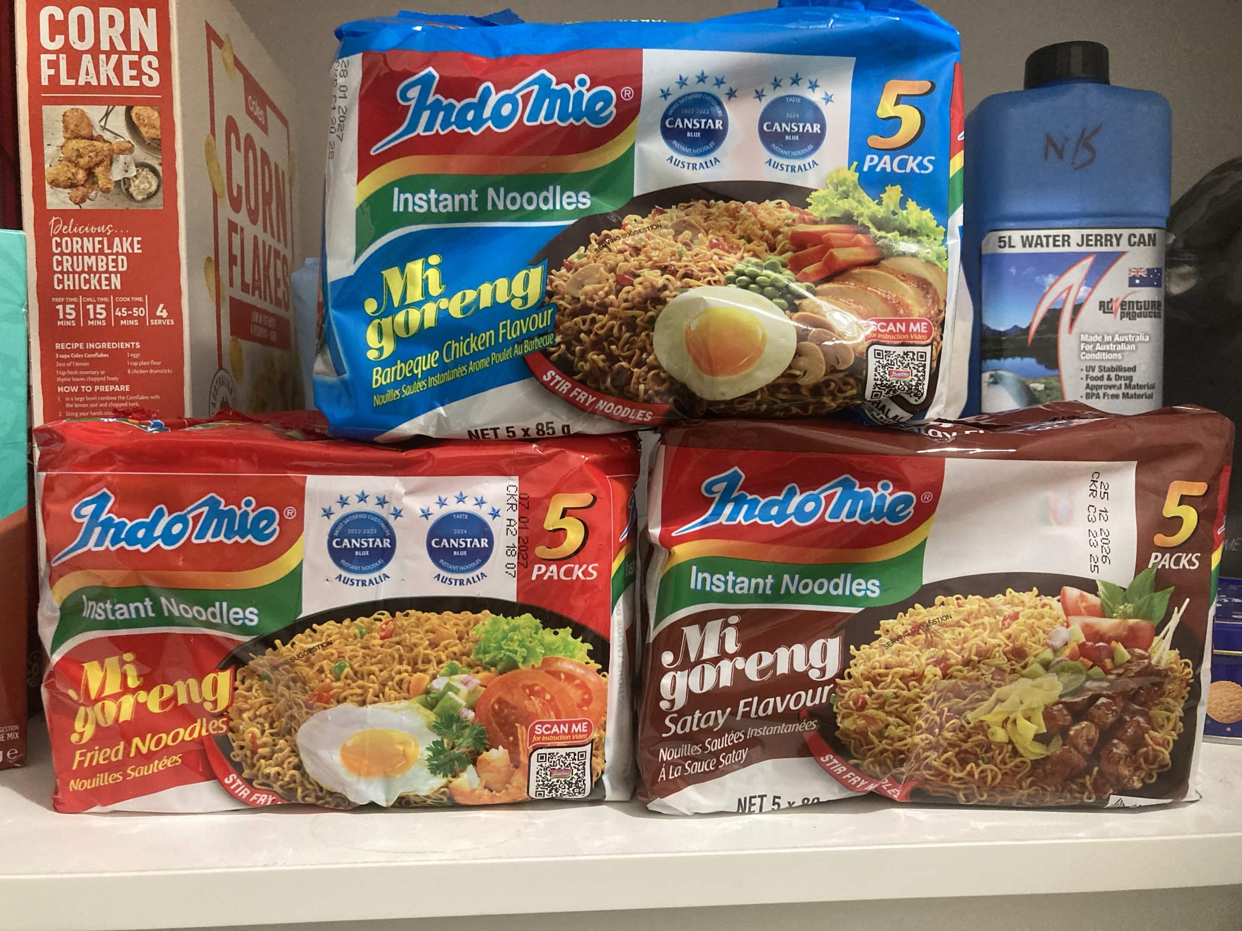 NOODLES CAN BE THE PERFECT THING FOR STORAGE AND A QUICK MEAL,THESE ARE MY FAV MI GORENG