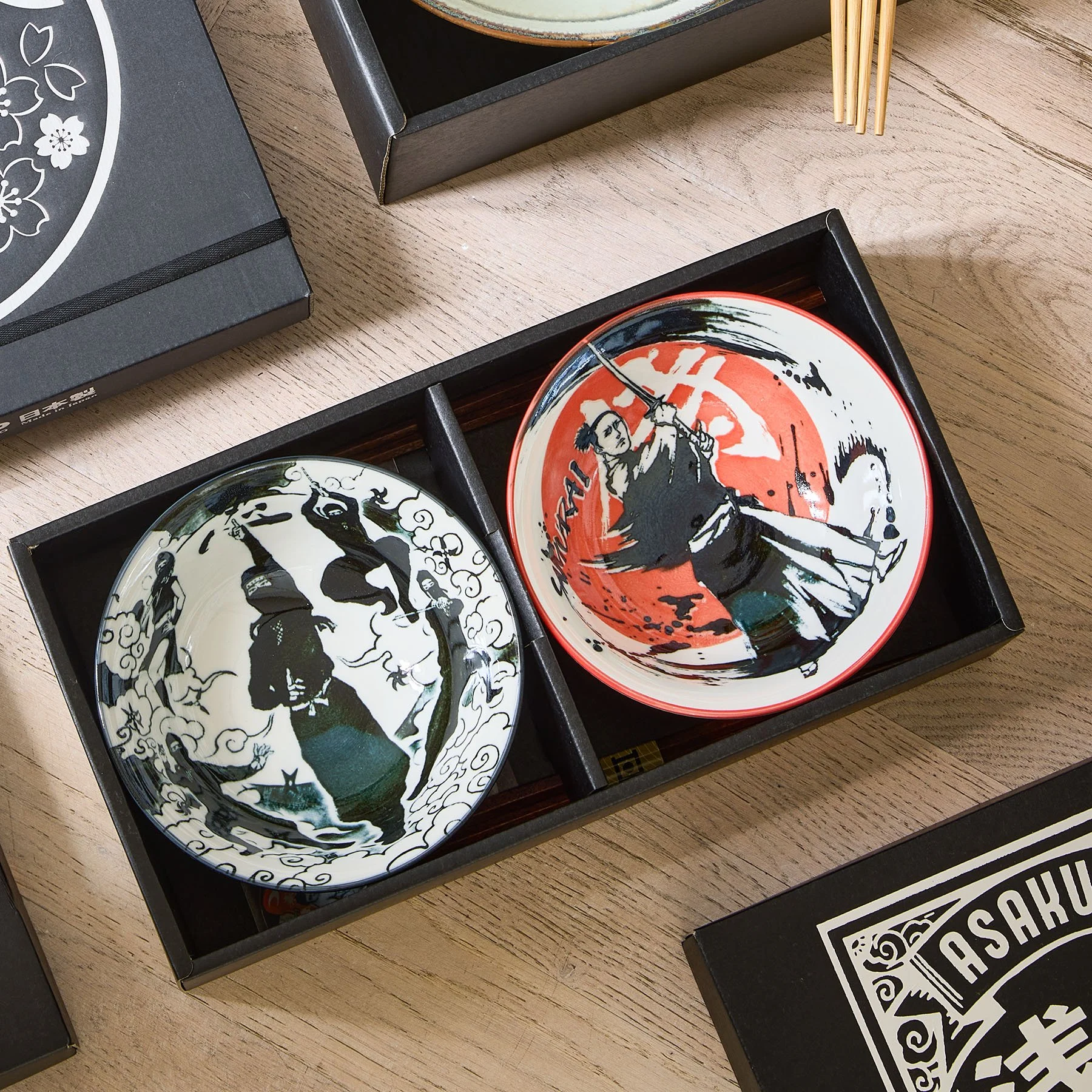 Tokyo Design Studio’s Asakusa collection draws inspiration from the traditional atmosphere of Tokyo, combining bold Japanese imagery, expressive colours and contemporary tableware design.