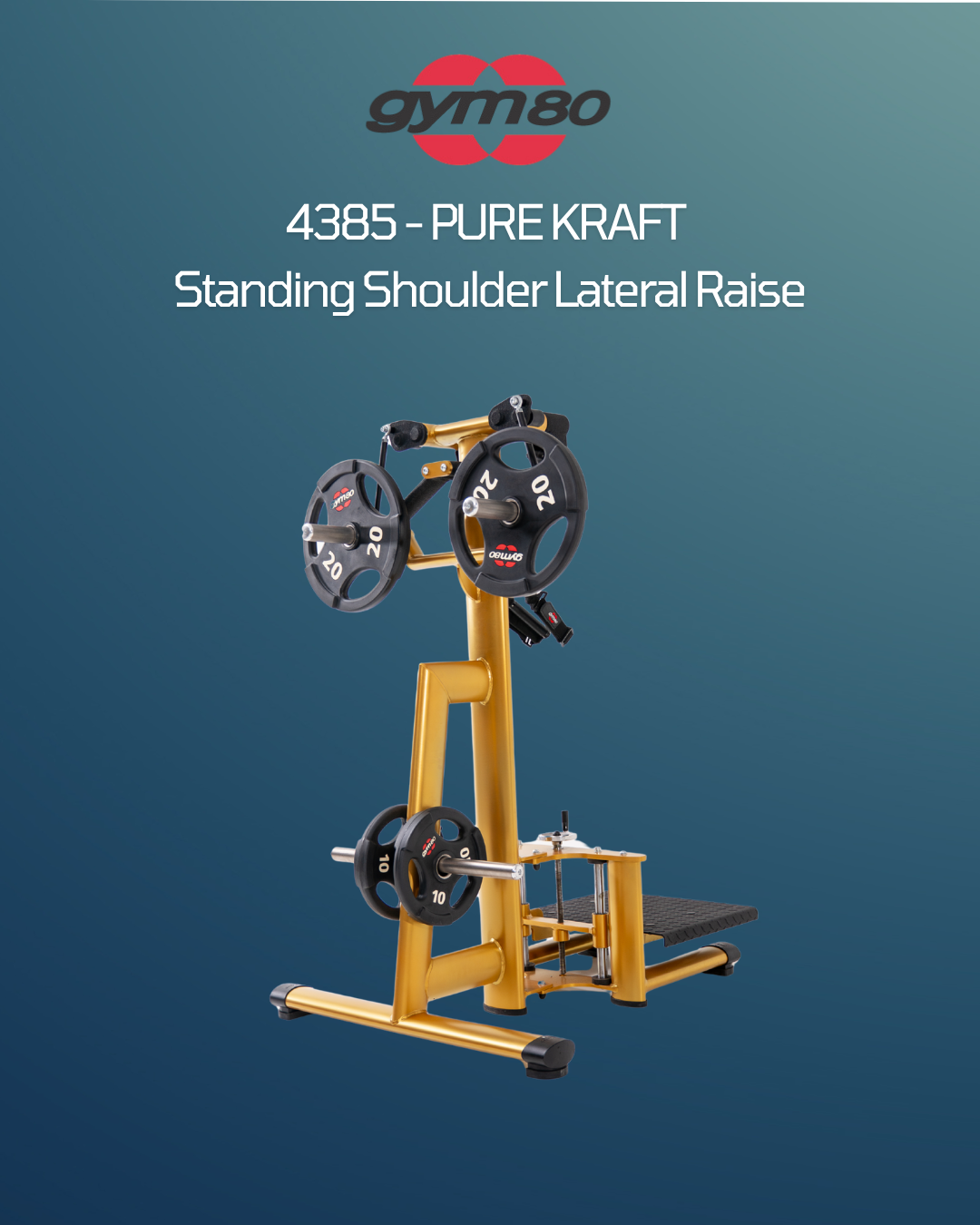 4385 - PURE KRAFT Standing Shoulder Lateral Raise Gym80
