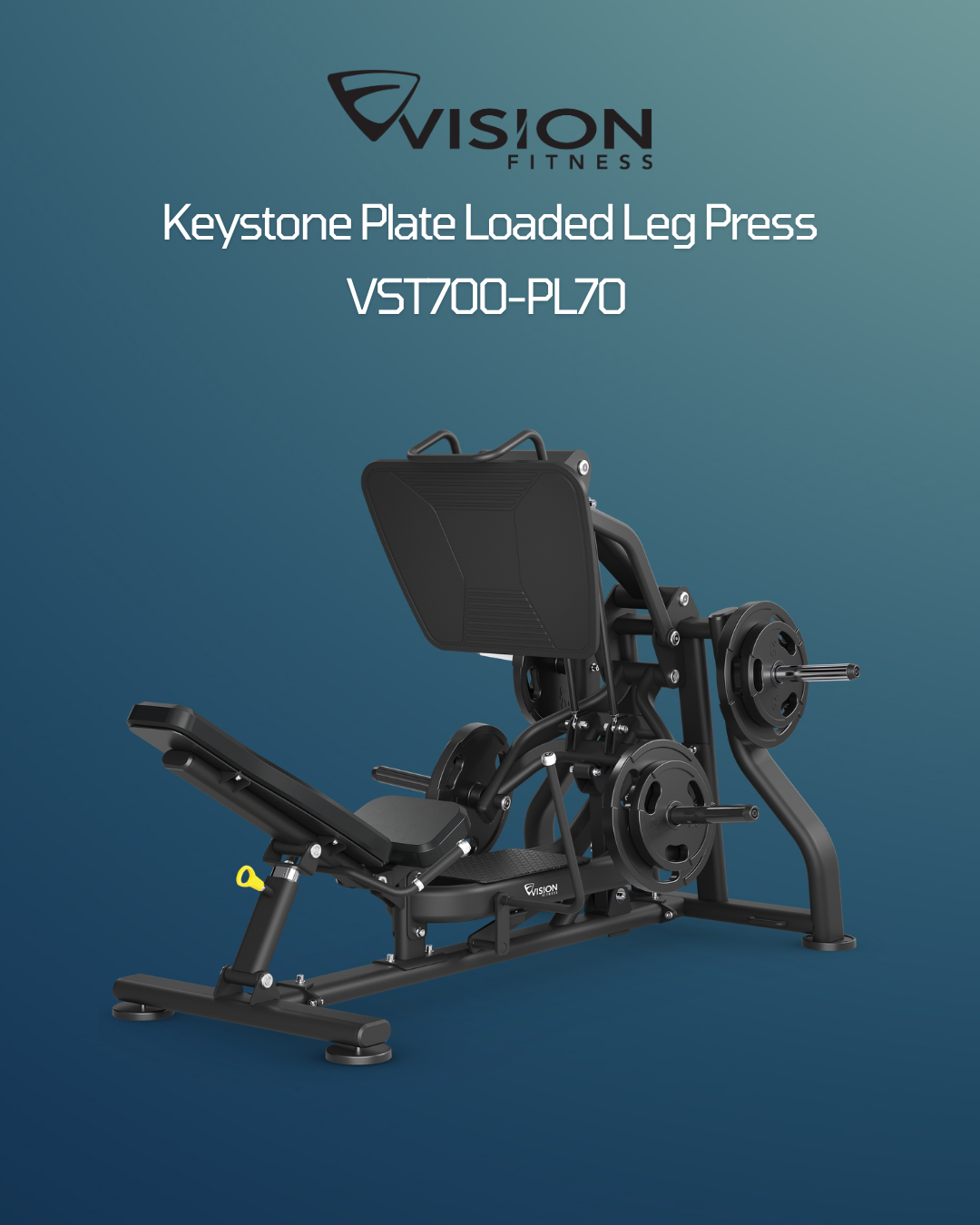 Vision Fitness Keystone Plate Loaded Leg Press VST700-PL70