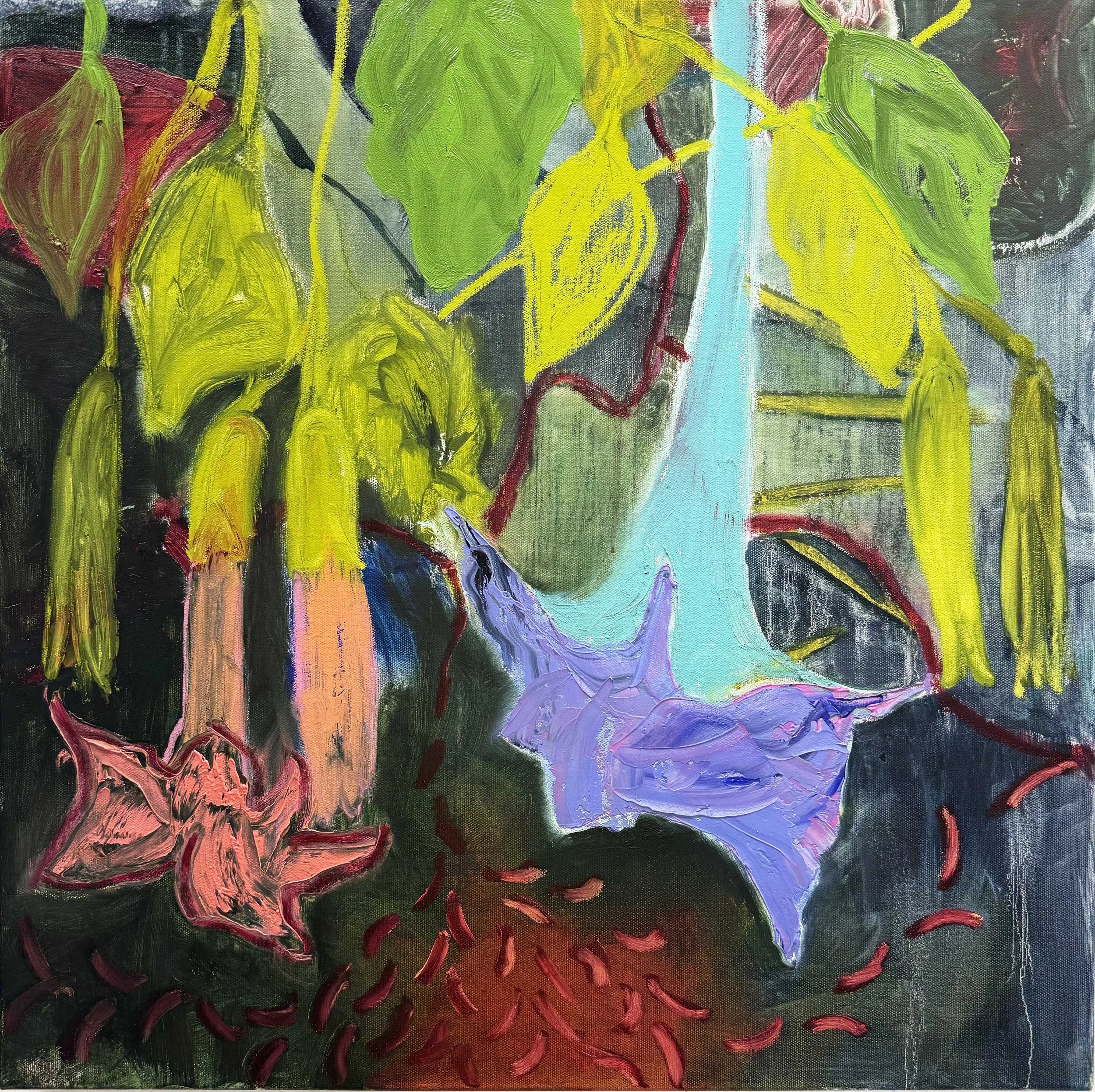 Nocturne with Trumpet Flowers