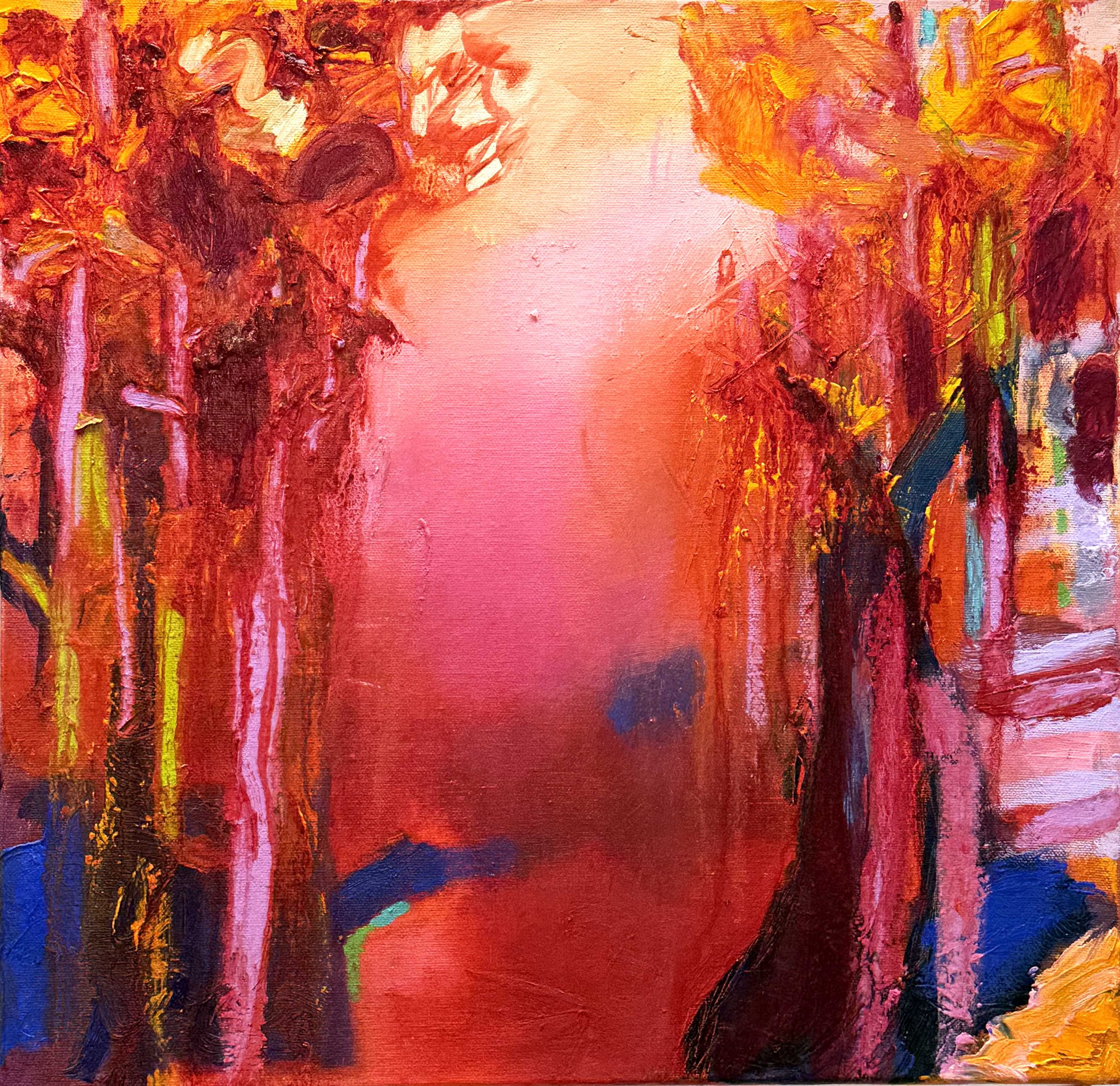 Twilight in the Pink Grove