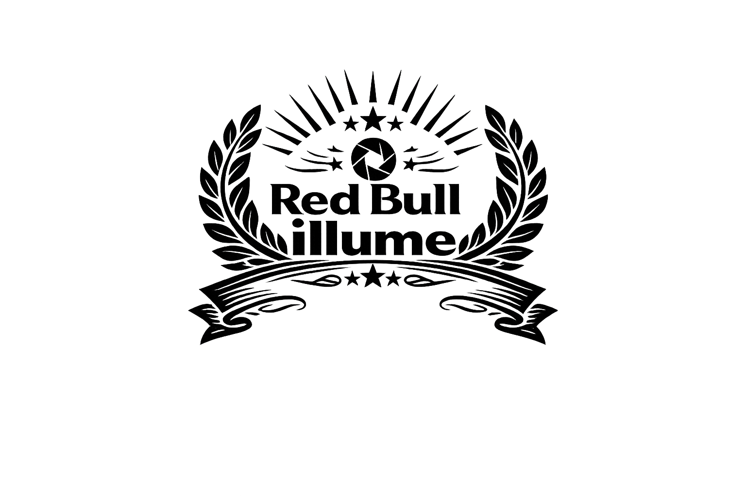 The image features the Red Bull Illume logo, which includes a circular emblem with stars, laurel branches, and a ribbon banner.