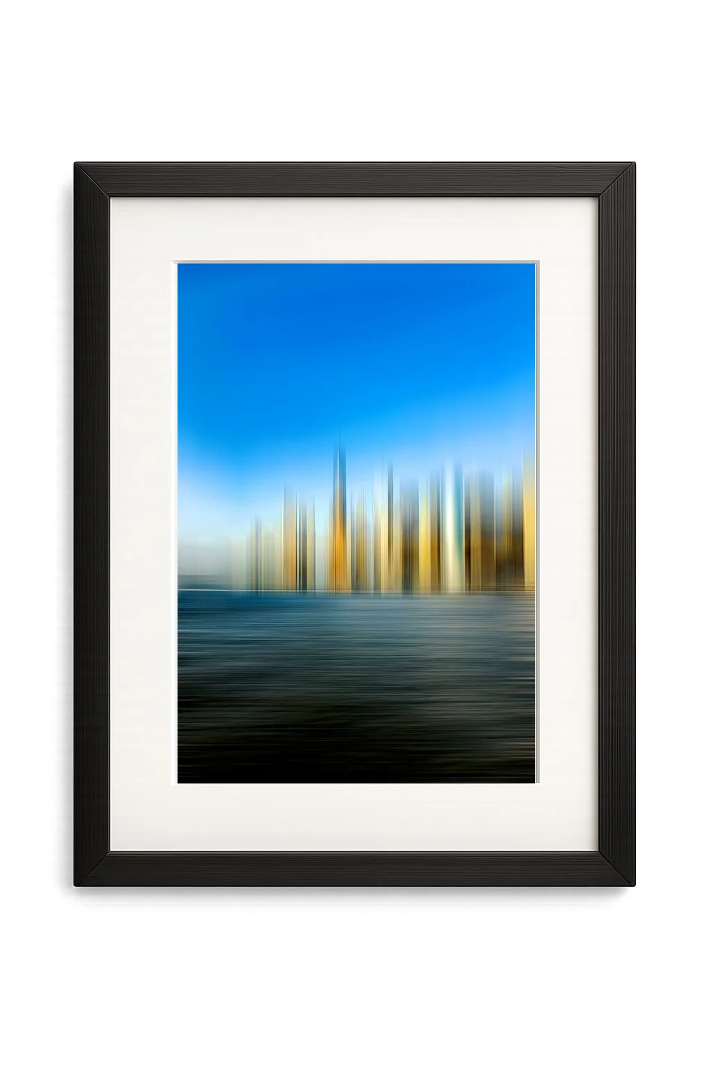 Modern Black Picture Frame Manhattan Blur Horizan.jpg