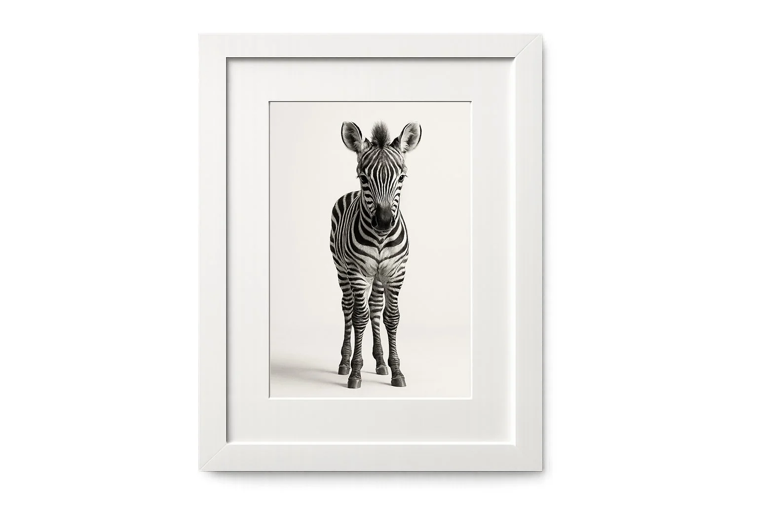 Baby Zebra White Frame.jpg