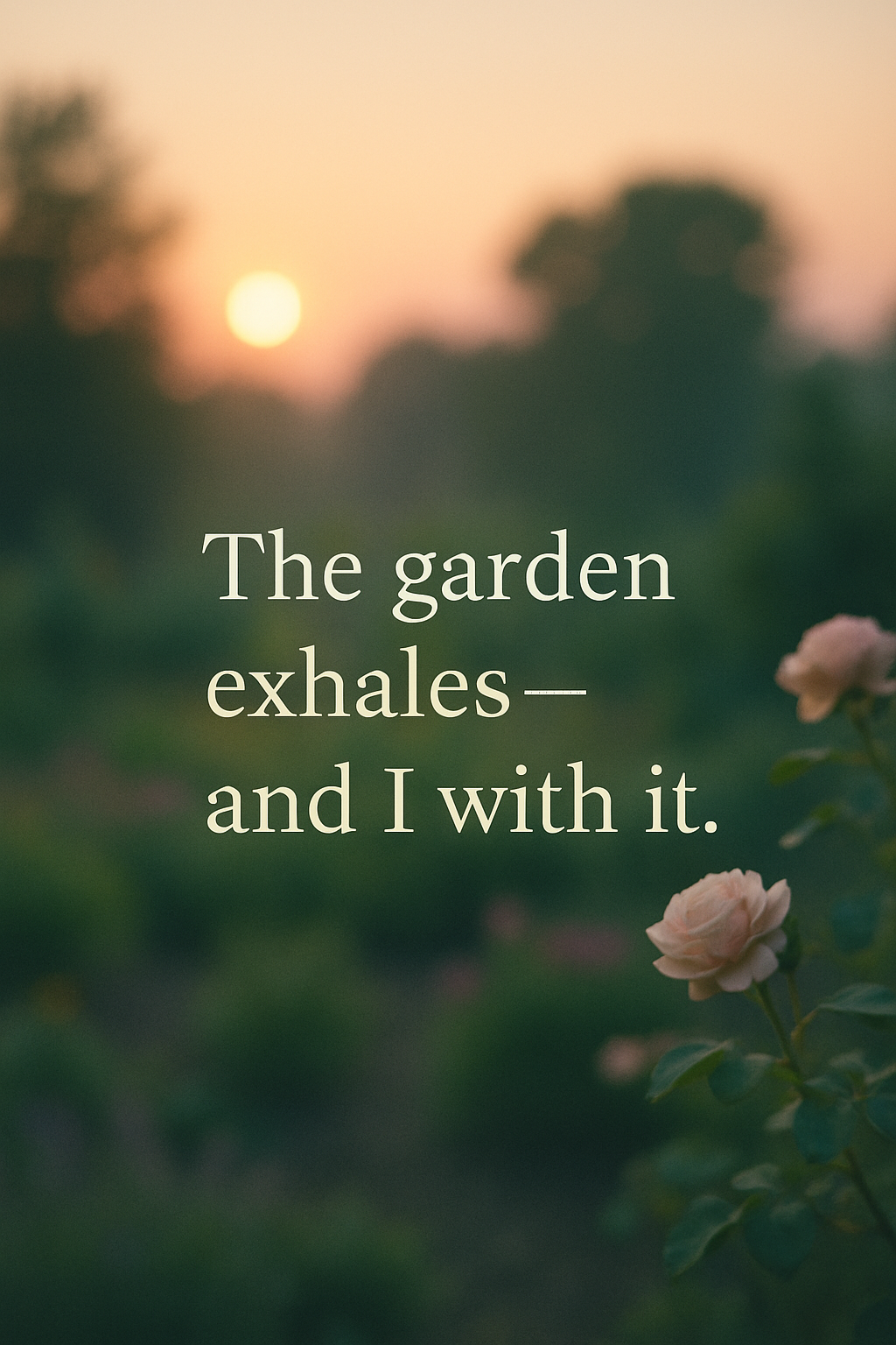 The Garden Exhales…