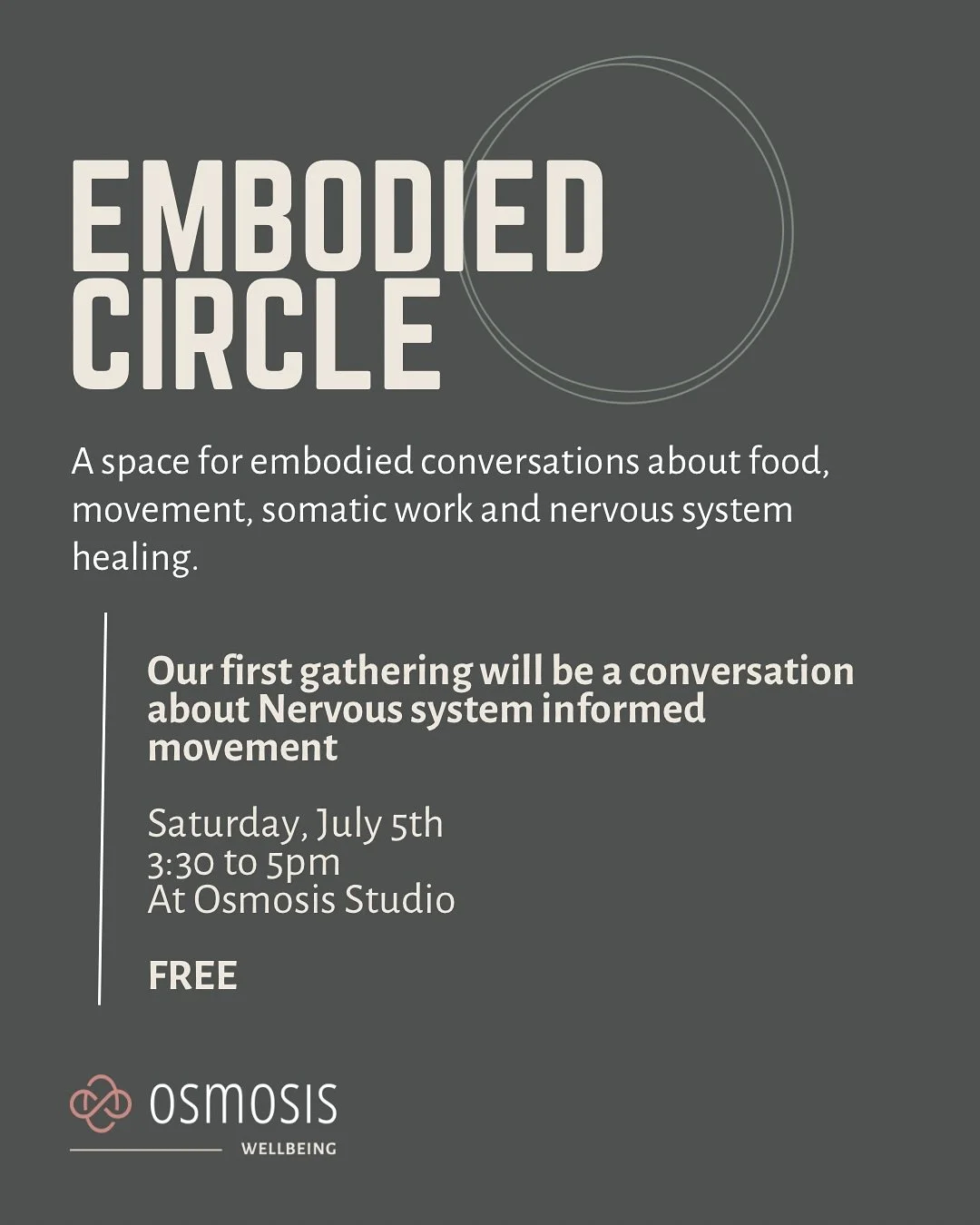 So excited to bring this offering to life and I couldn&rsquo;t think of a better time than our 3rd anniversary month 🪴 

Come join us if you&rsquo;ve ever desired for a space to explore conversations around intuitive movement and eating and, of cour