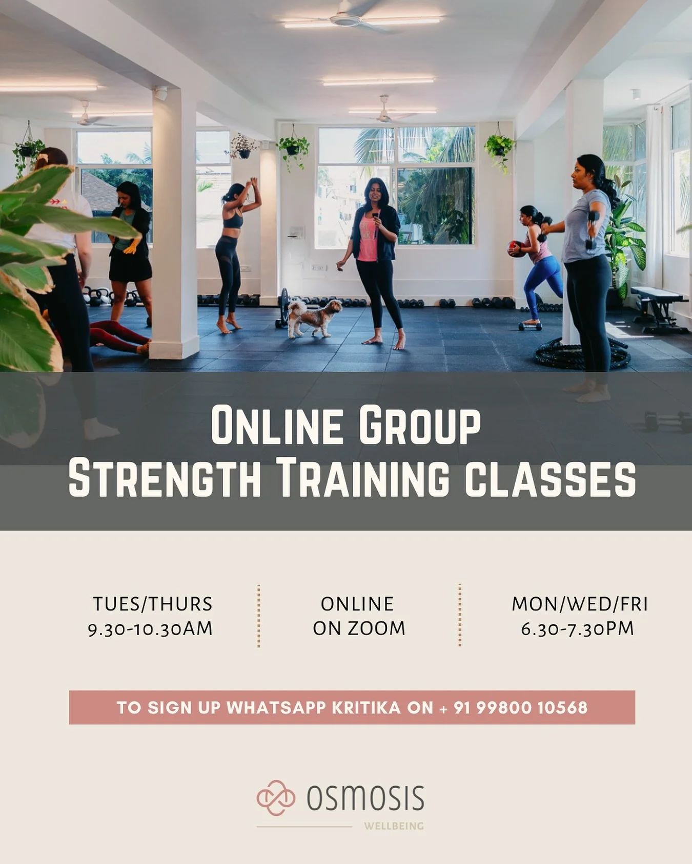 ✨ We heard you! ✨

After so many of you asked for it, we&rsquo;re finally offering online strength training classes you can do from home, anywhere in India or beyond! 

These classes are for women who want to build foundational strength, learn how to
