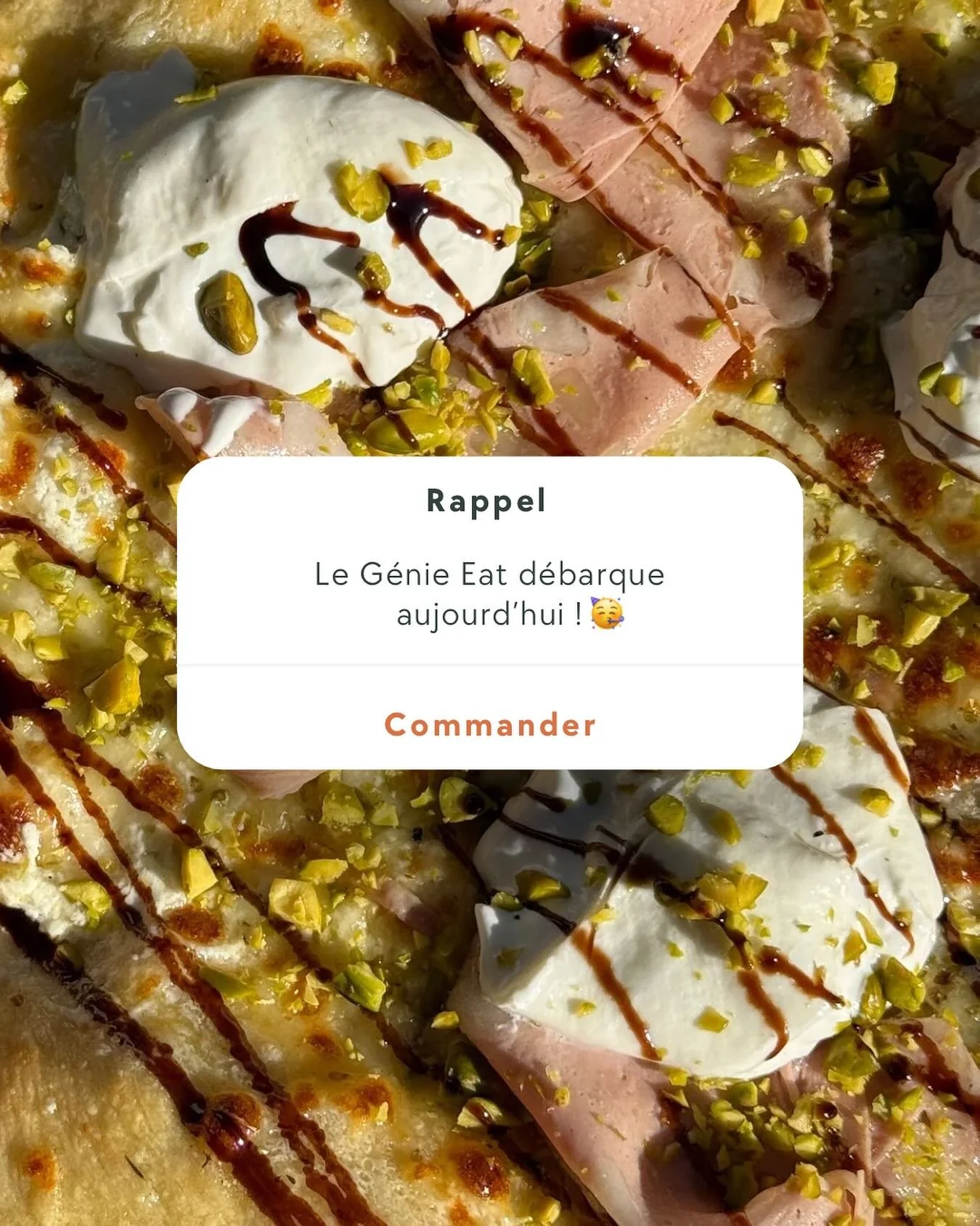 Le G&eacute;nie Eat d&eacute;barque aujourd&rsquo;hui au G&eacute;nie Sous Les &Eacute;toiles ! 🥳

Commandez votre plat gourmand, fait maison, &agrave; emporter de 12h &agrave; 22h. 
Une nouvelle fa&ccedil;on de se r&eacute;galer 🧁🍔

💌 R&eacute;s