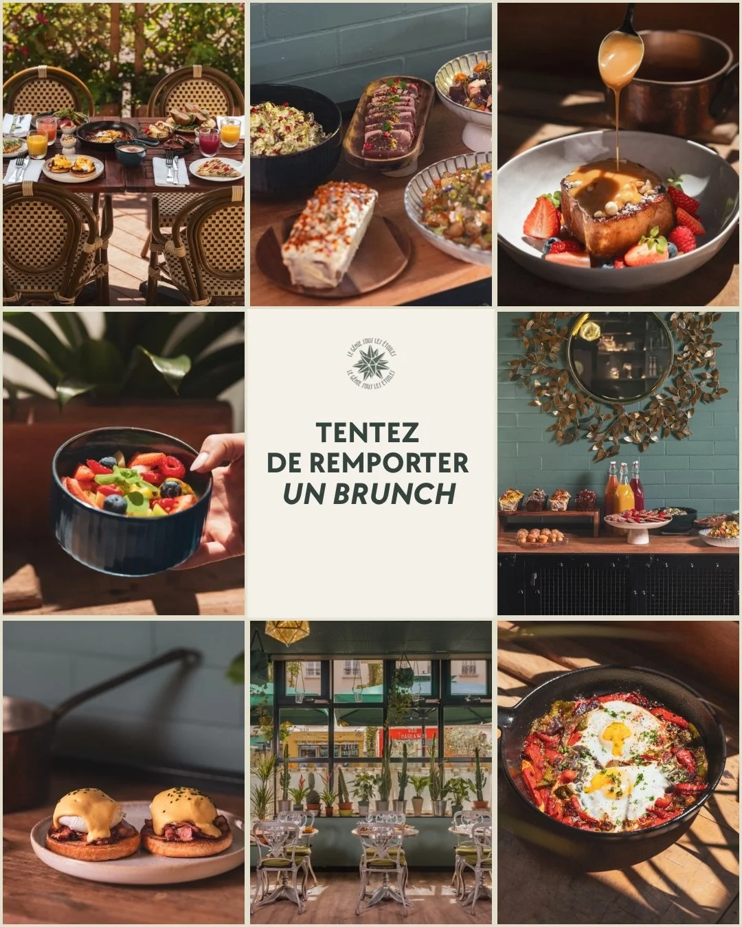 CONCOURS✨

Le soleil revient&hellip; et les bonnes nouvelles aussi ☀️

&Agrave; l&rsquo;occasion du lancement de notre nouvelle carte et l&rsquo;arriv&eacute;e de l&rsquo;&eacute;t&eacute;, on vous fait gagner un brunch &agrave; volont&eacute; pour d