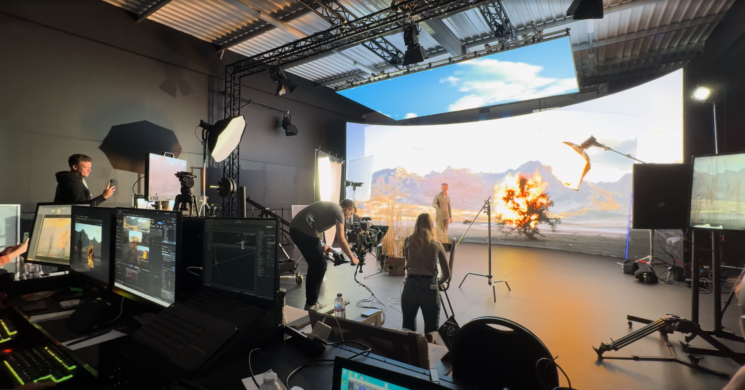 Virtual Production Studio for drama and film