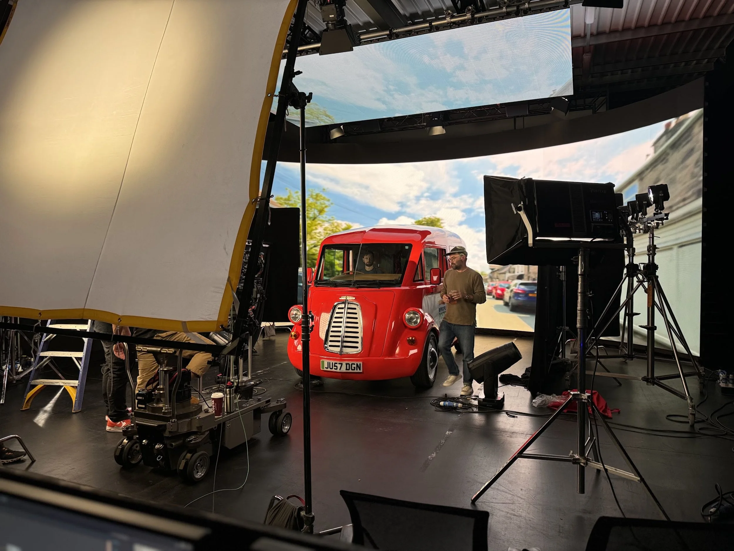 TV advert created using Virtual production