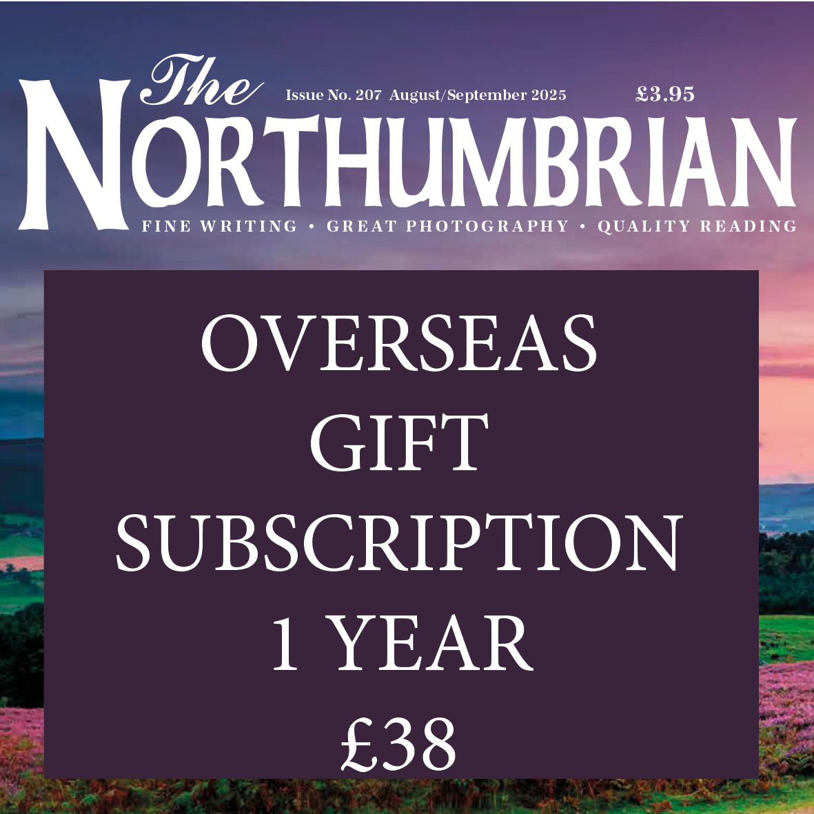 Treat someone you love: 1-year overseas gift subscription (6 issues)