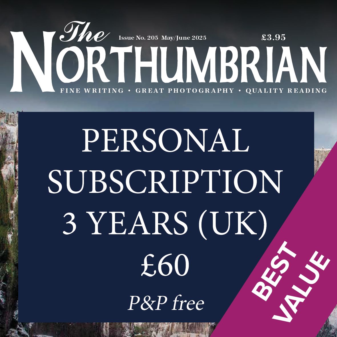 Treat yourself: 3-year personal UK subscription (18 issues)