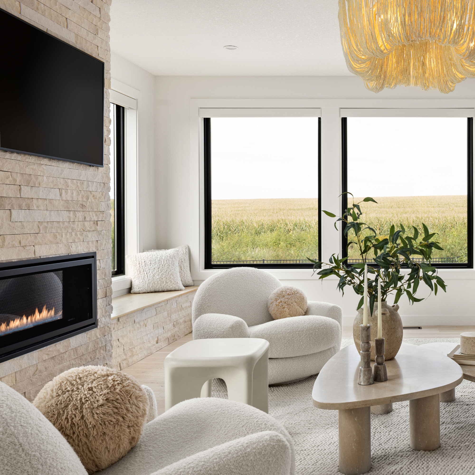 neutral luxury interior design project