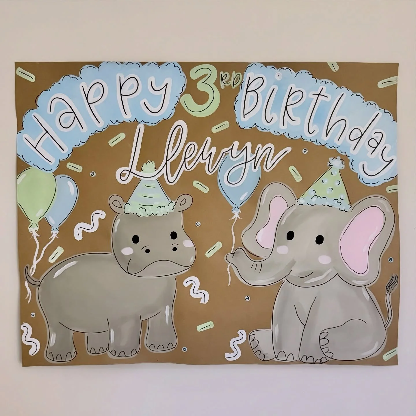 🦛🩵🐘 birthday banners 🐘🩵🦛
dm to order!