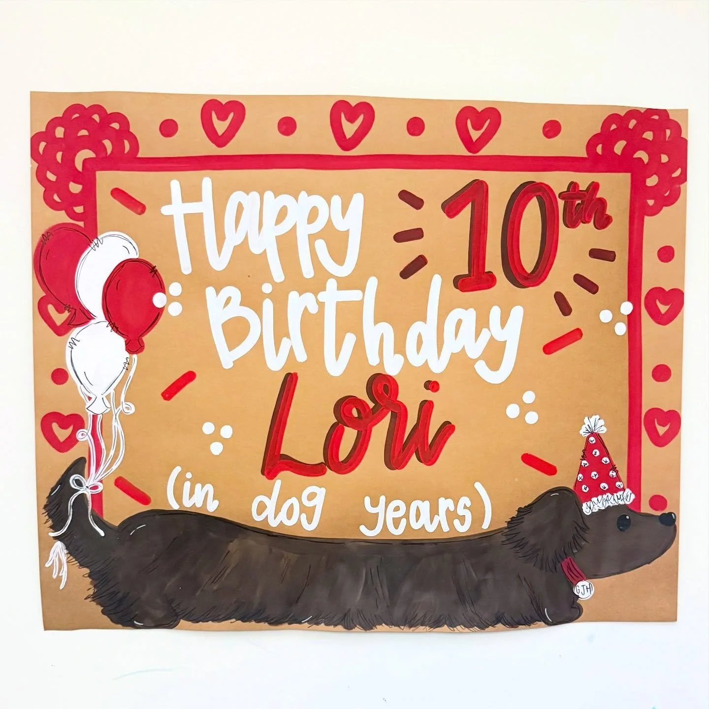 ❤️🐶birthday banners🐶❤️
dm to order!